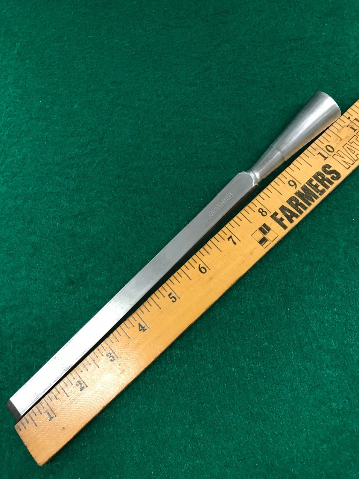 Vintage 1/2″ KARPENTER Straight Edge Socket Firmer Chisels
