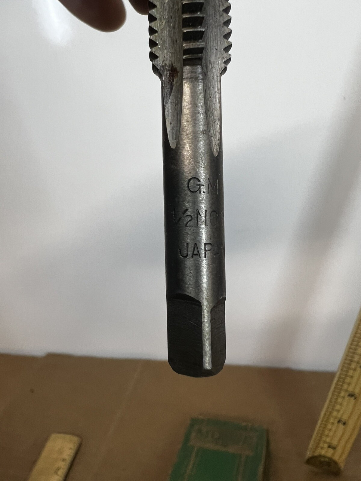 VINTAGE MORSE 1/2 – 13 NC HS GH3 MACHINIST HAND TAP SET – TAPER PLUG BOTTOM USA