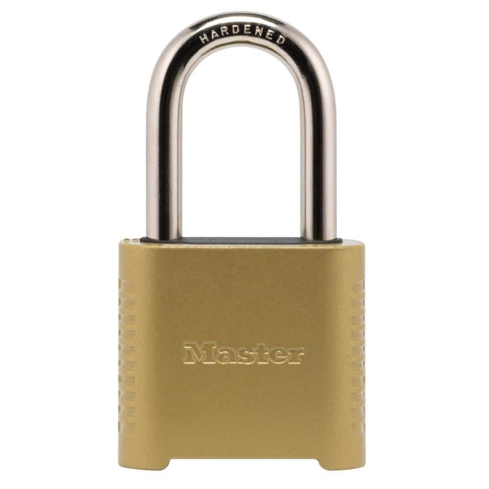 Master Lock Outdoor Combination Lock, 1-1/2 in. Shackle, Resettable 875DLF