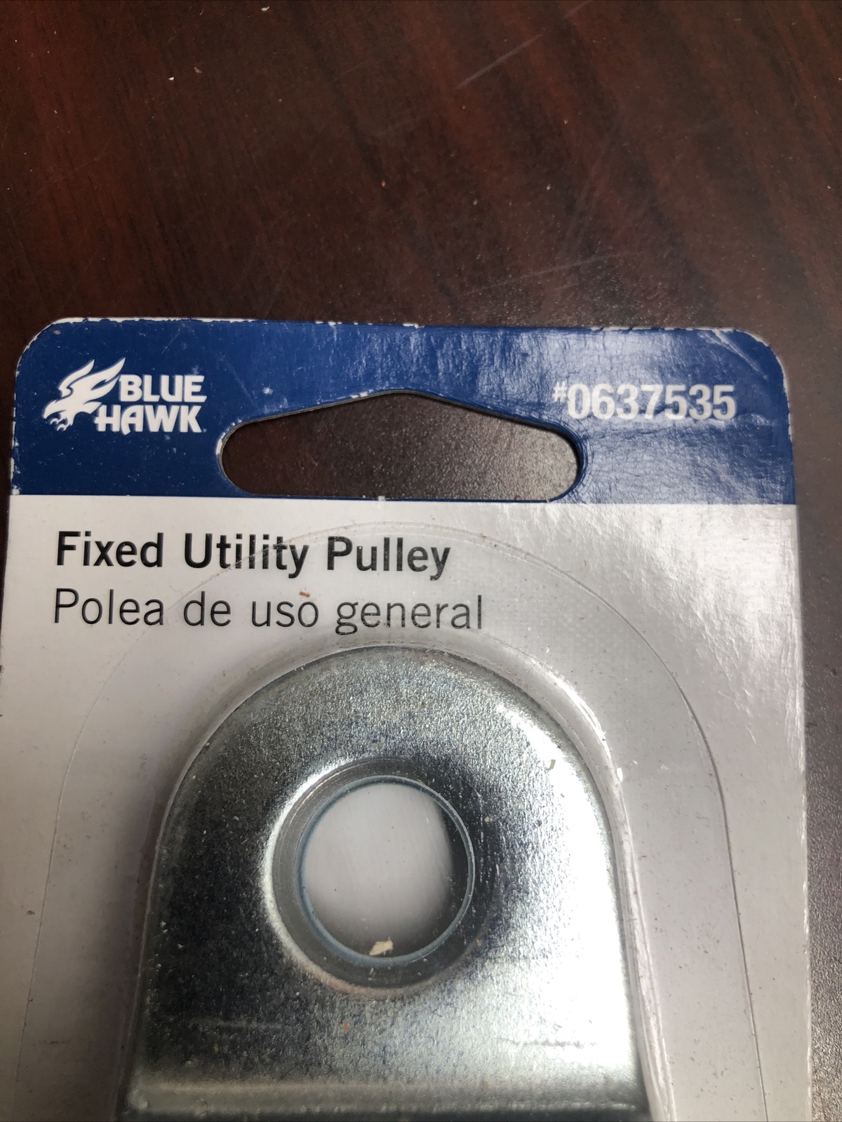 Blue Hawk Zinc Plated Fixed Utility Pulley 1 1/2 in Rope Pulley Or Cable Pulley