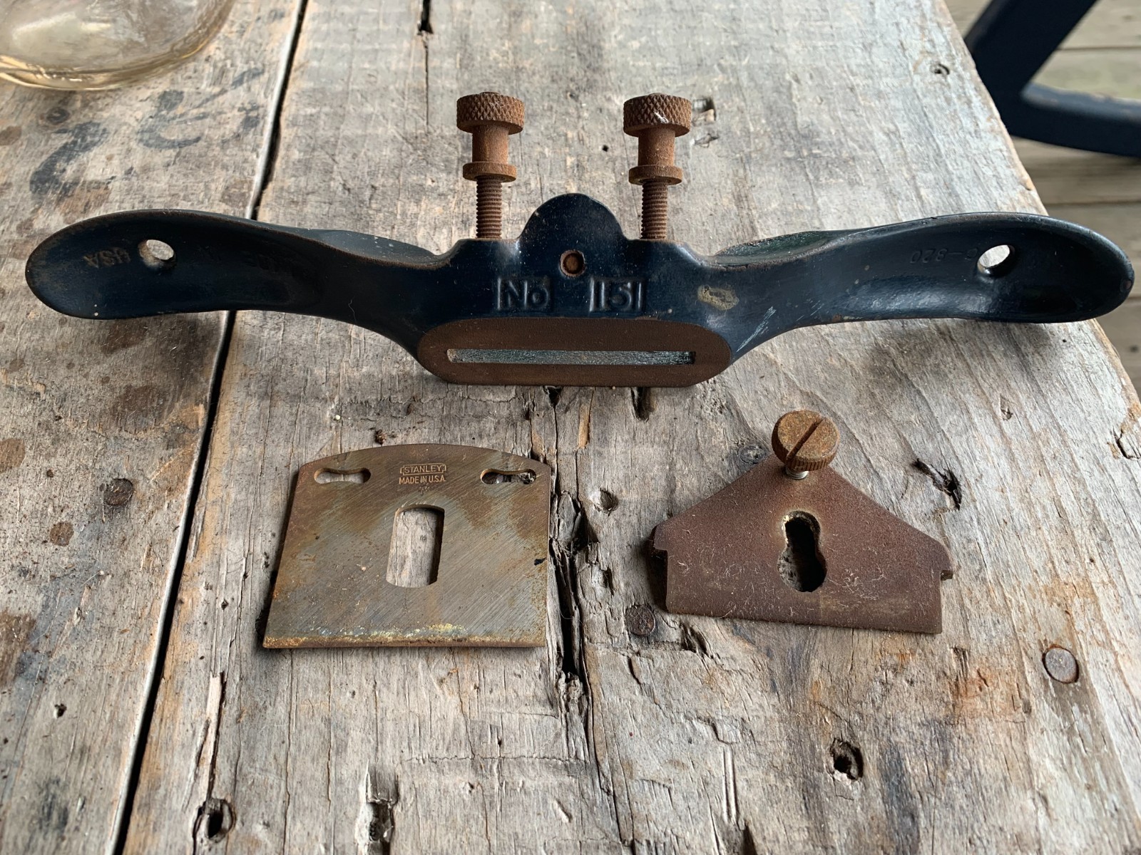 vintage Stanley No. 151 adjustable spokeshave made in america all original parts