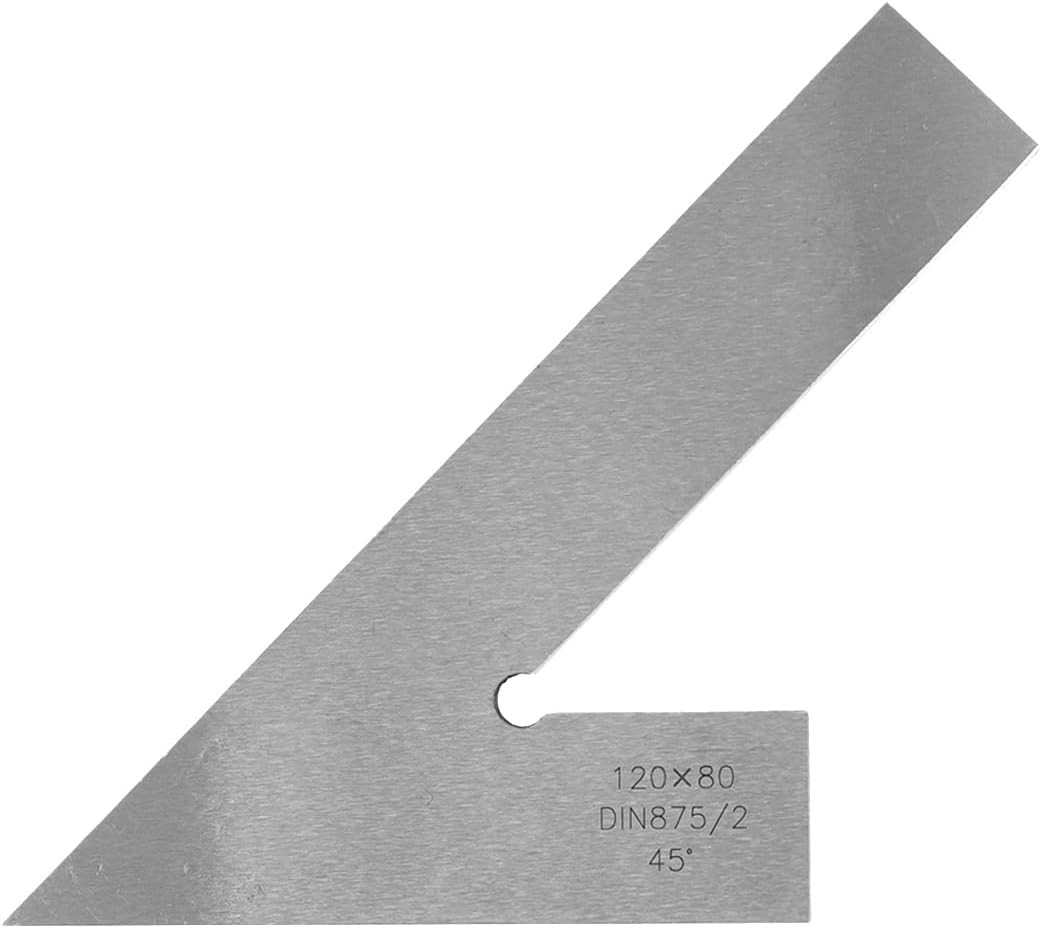 45 Degree Machinist Square 4.72″×3.15″ Steel Miter Precision Square Machinist An