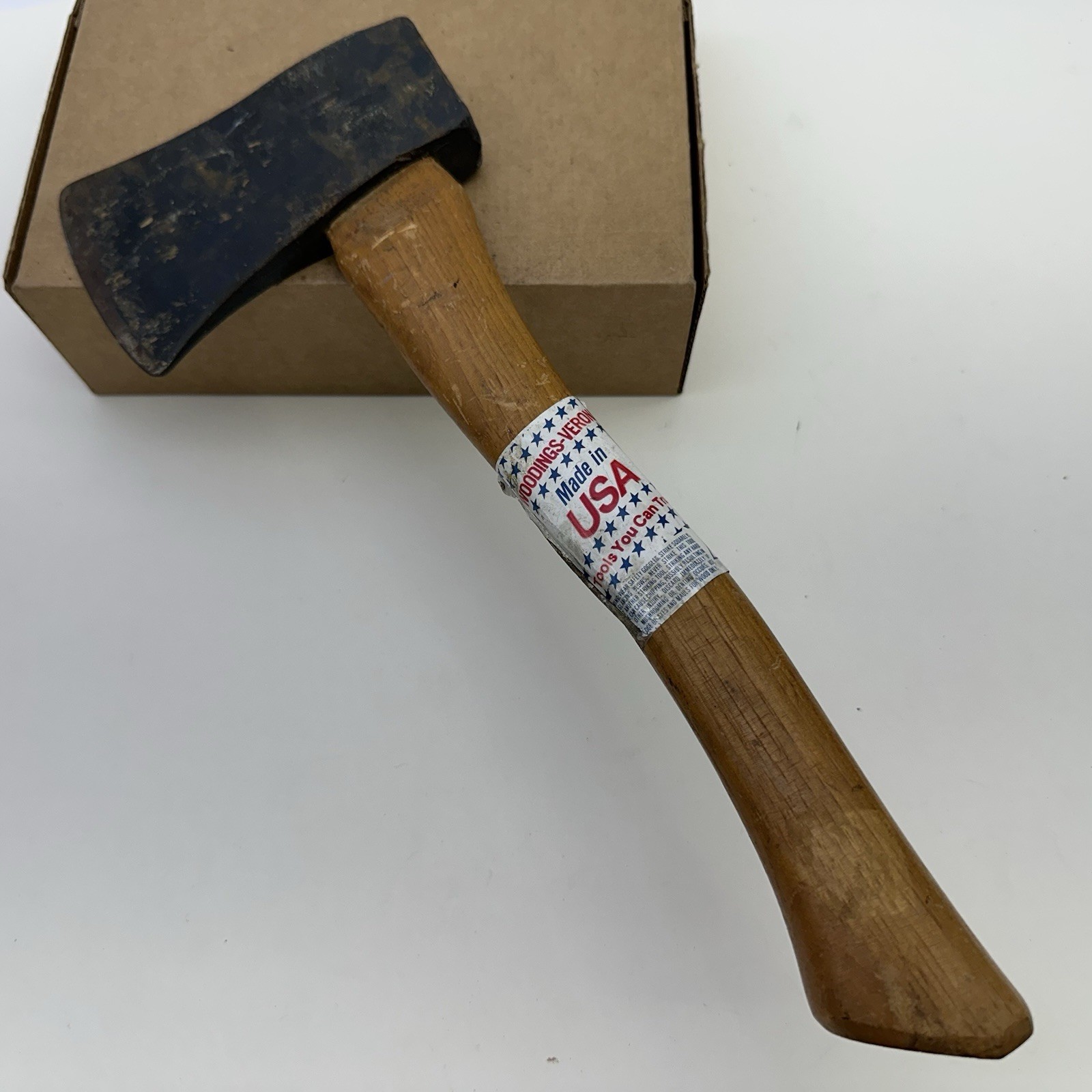 Woodings-Verona Axe Hatchet 13 inches 1 lb 12 ounces Made in USA Vintage Good