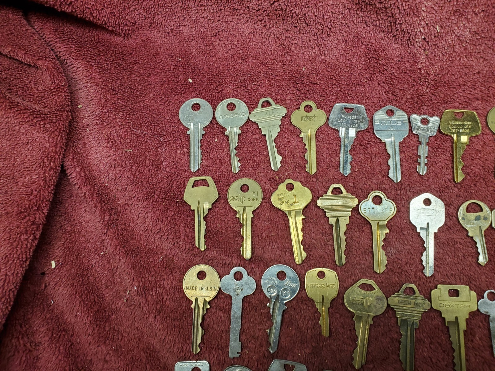 Vintage 1 Lb Used Keys, Lot 6, (Approx 54)