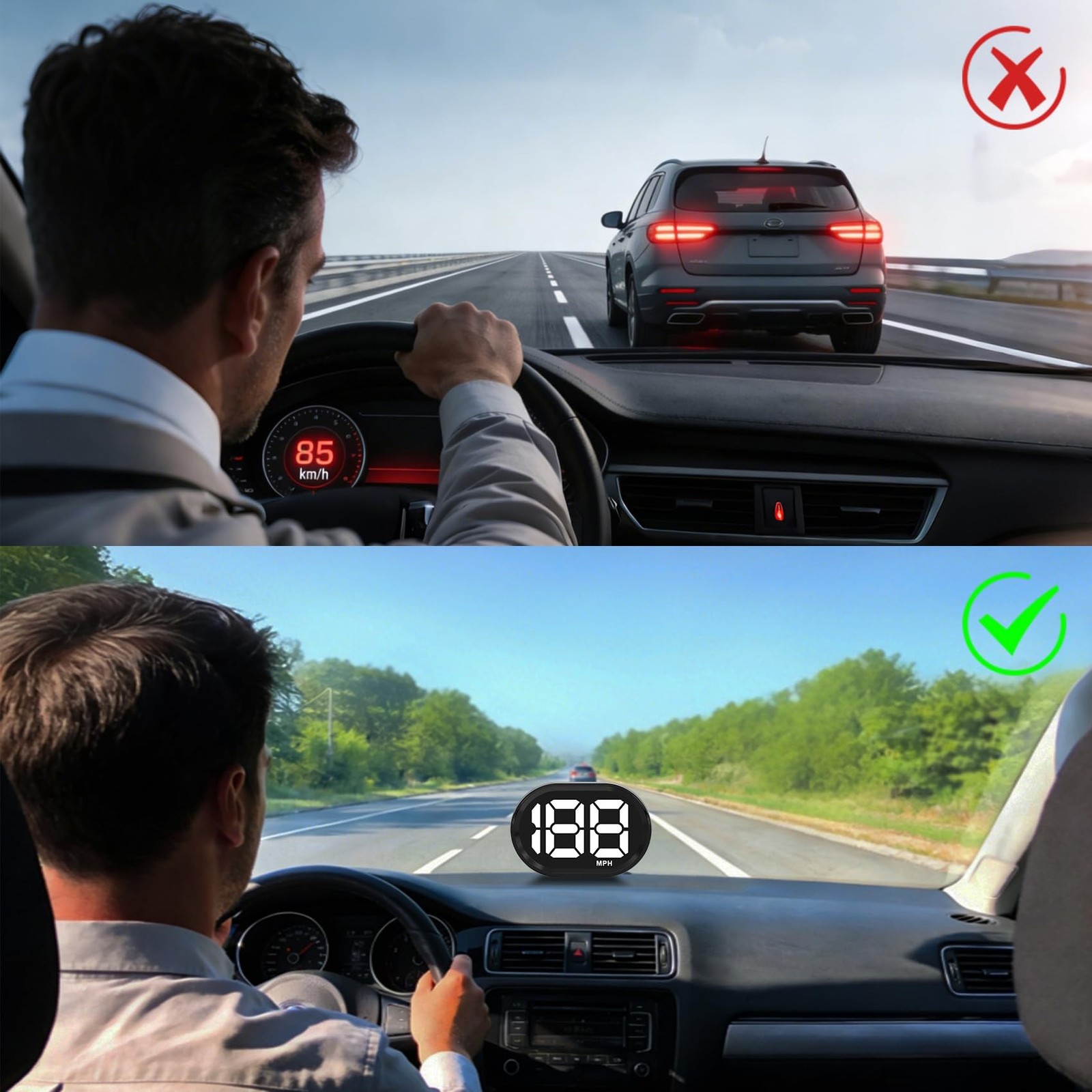 GPS Digital Speedometer for Car MPH, USB Connect Plug and Play for Car Truck …