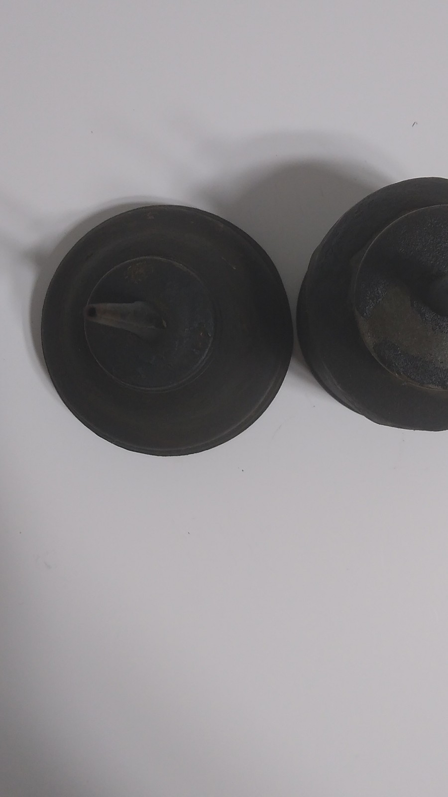 Vintage Oil Can Set of 2 Oilers w/ Spouts