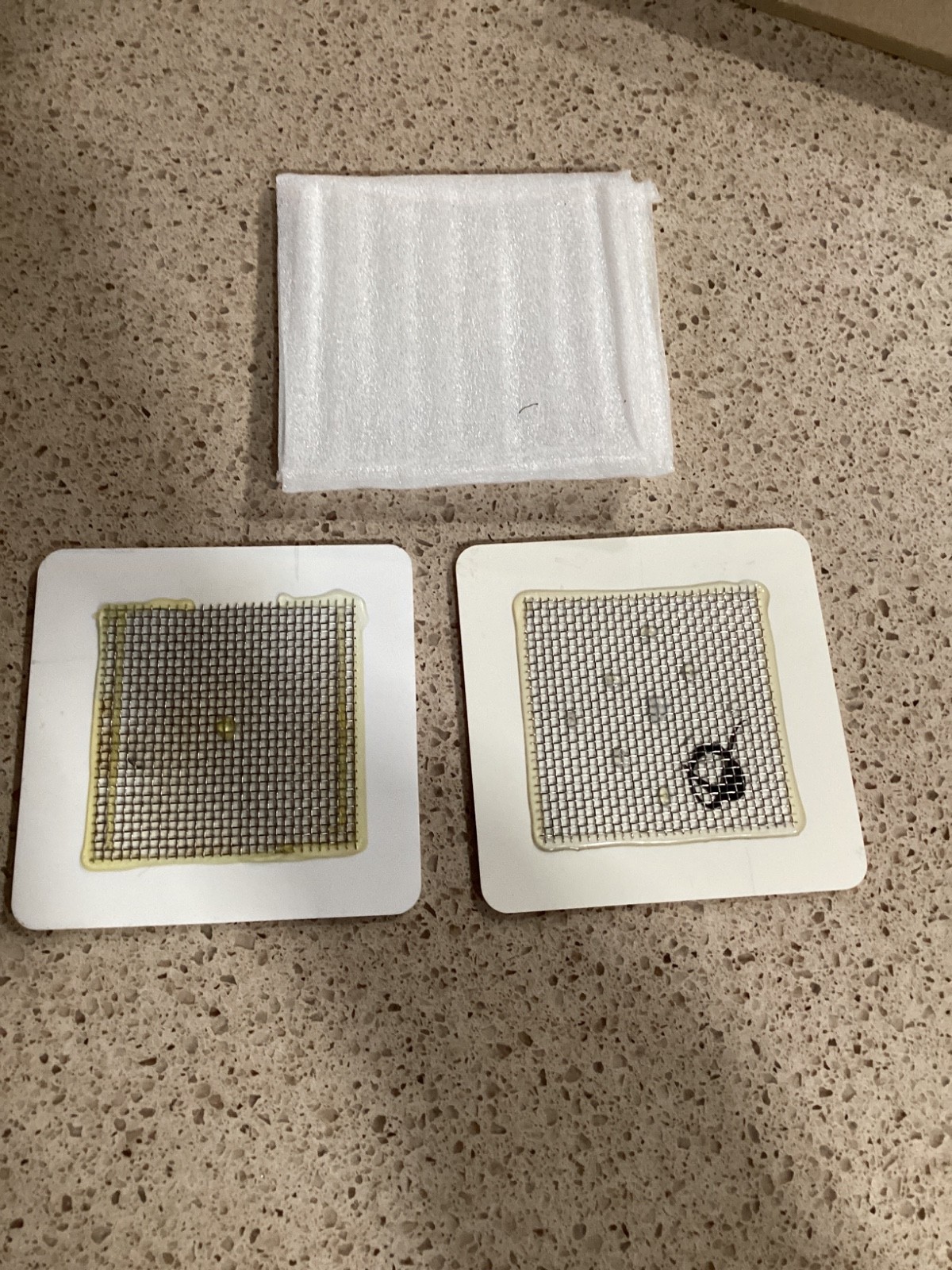 2 New Ceramic Ozone Plates 4-1/2 X 4-1/2 For Alpine EcoQuest Living Air