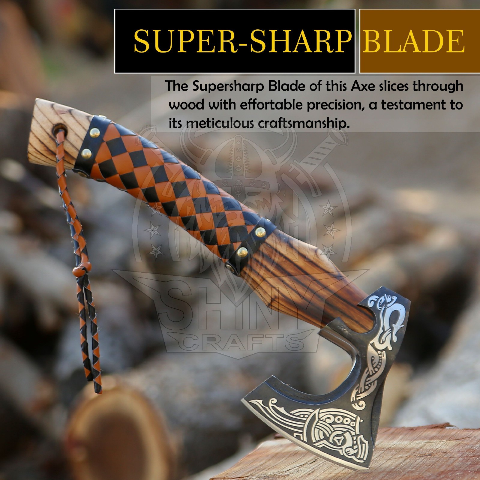 Handmade Set of 8 Norse Viking Axes Handmade,viking axe set Groomsmen Gift