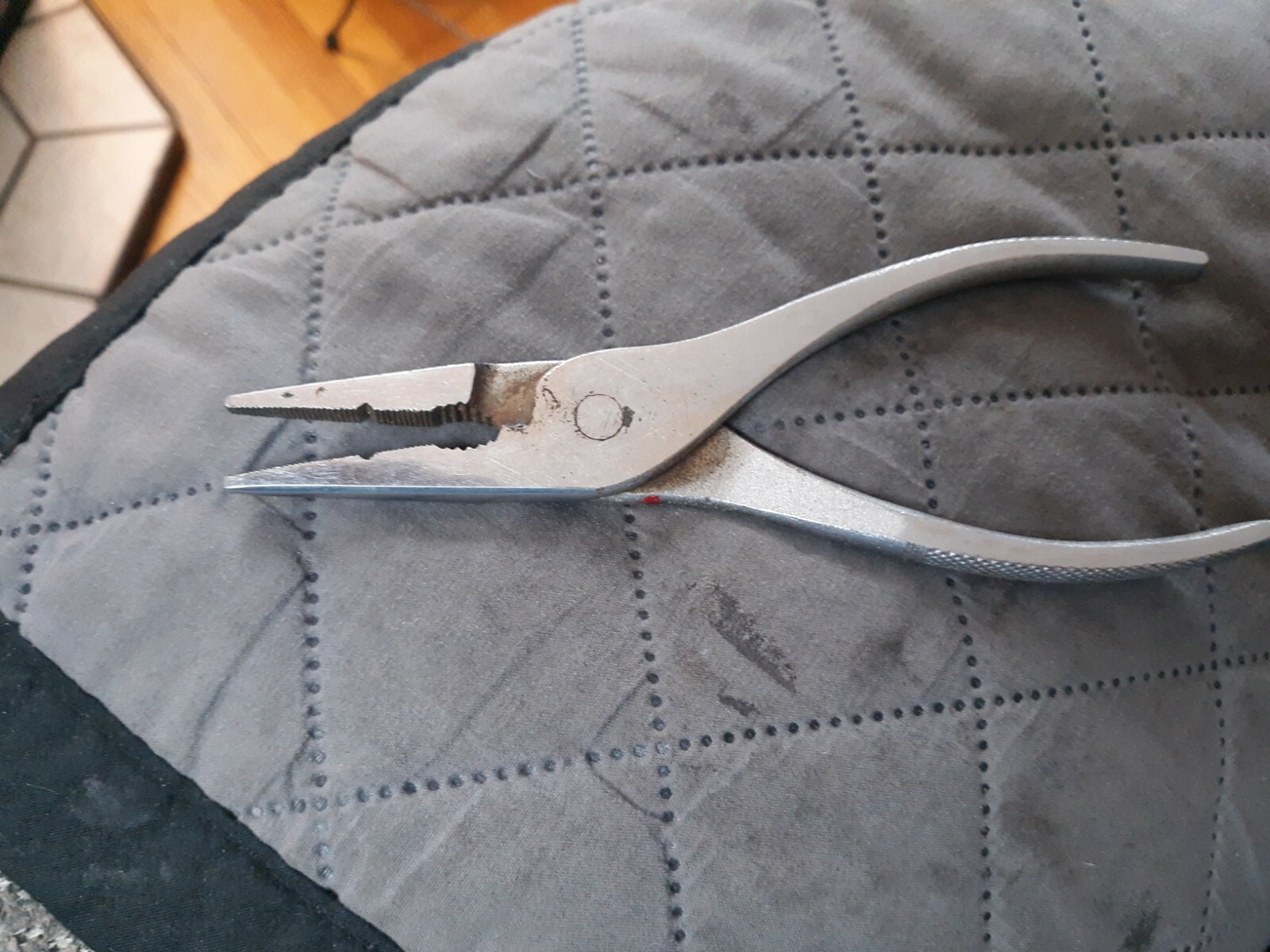 Rare Vintage Lectrolite Tru-Fit Tools Fixed Pivot Needle Nose Pliers