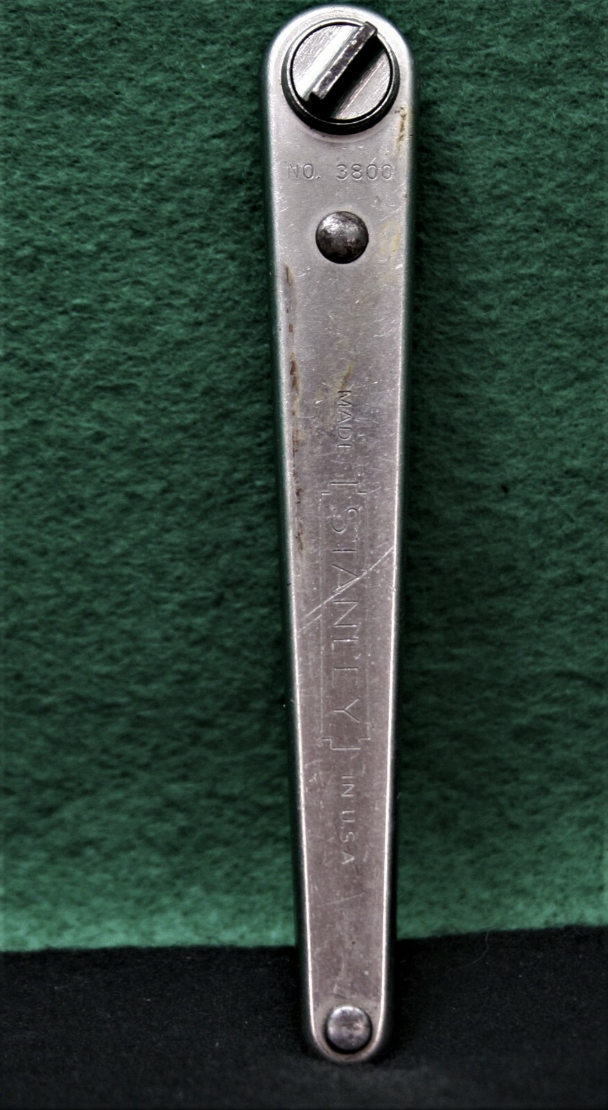 STANLEY YANKEE NO 3800 MODEL RATCHET SCREW DRIVER PAT. 2058855 ^2446