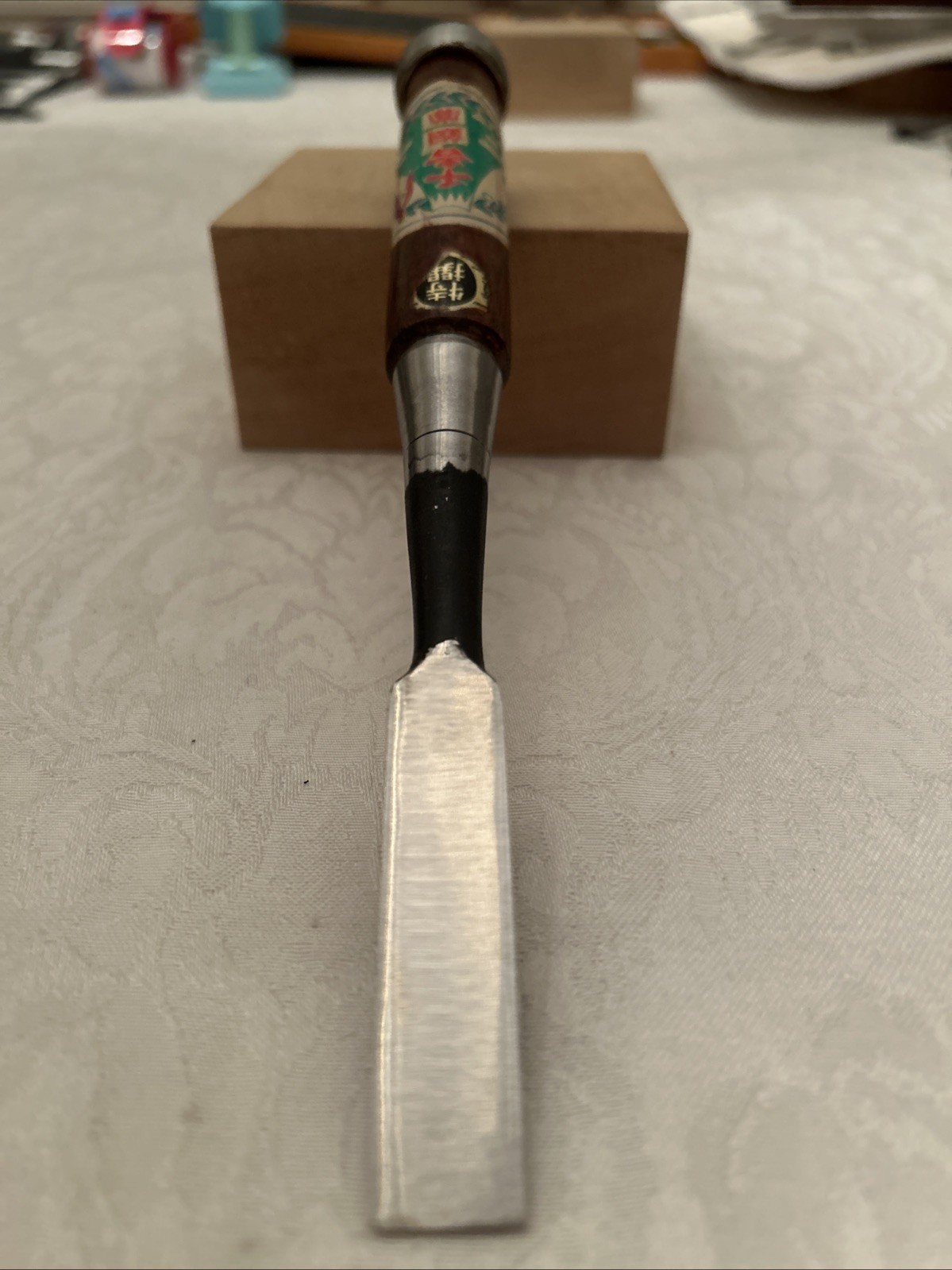 SENKICHI/Silver 15MM Japanese Long Chisel OIKOMI NOMI Made in Japan White Steel