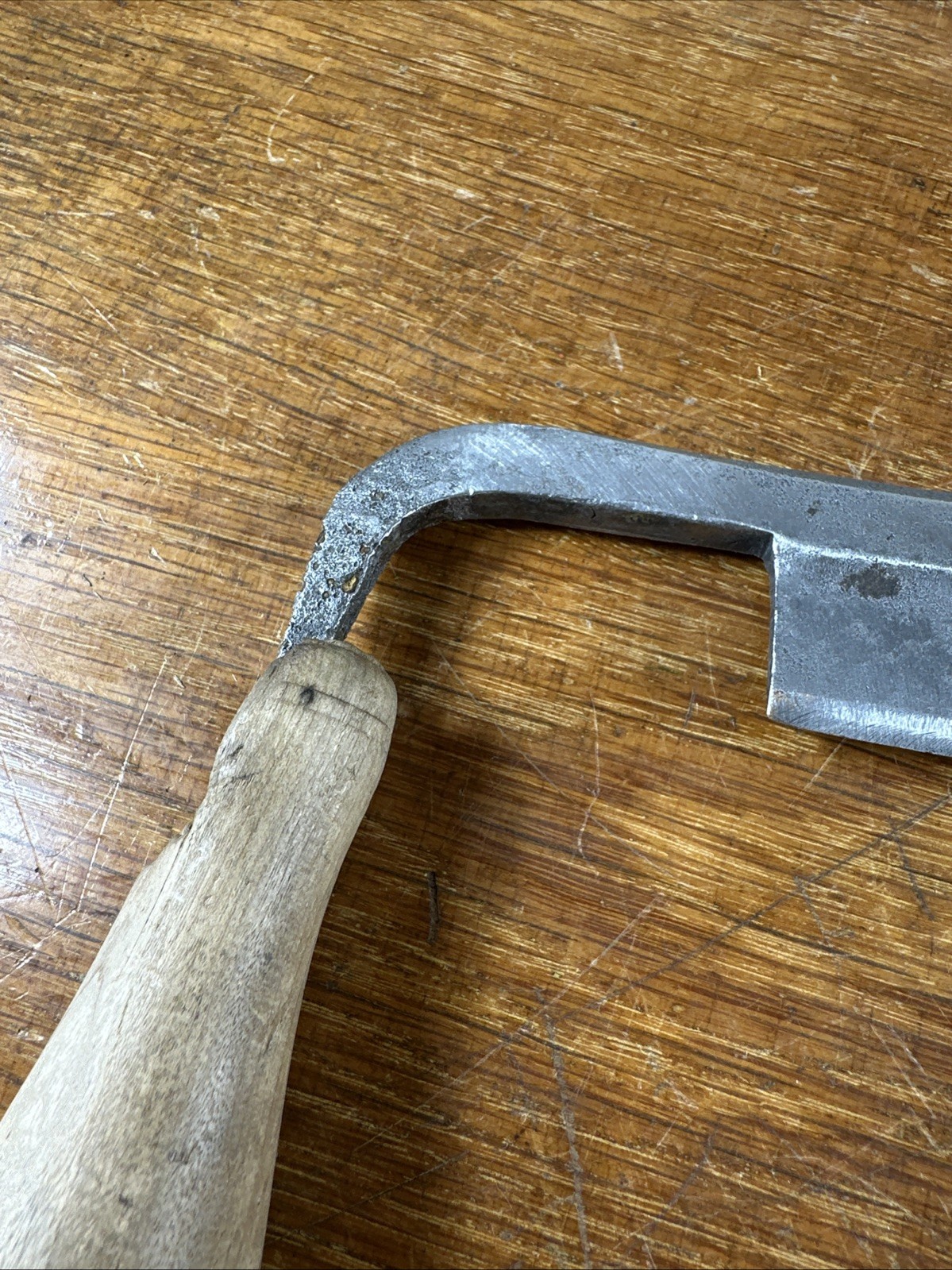 Vintage Fulton 7 Straight Blade Drawknife Handle Needs To Be Replaced