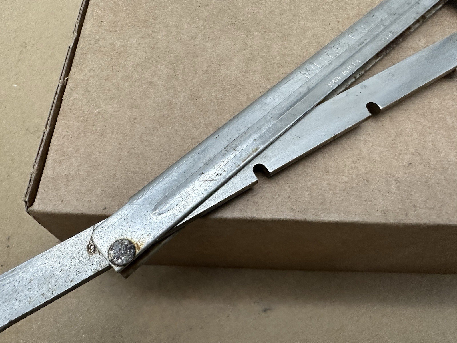 Vintage Millers Falls Made In USA Hacksaw Adjustable length 12” 10” 8”