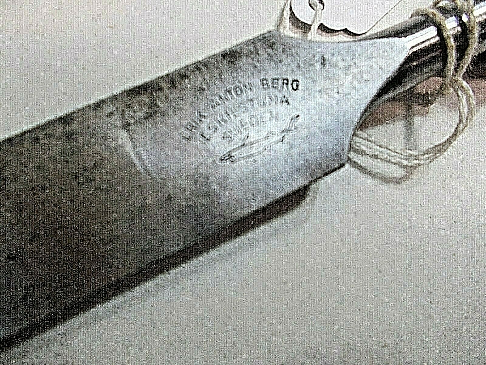 ERIK ANTON BERG 31/32″ Wide “Shark Logo” Woodworkers Chisel, Eskilstuna, Sweden