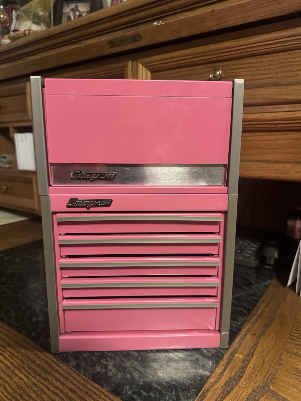 For Snap-On – Tools Micro Roll Cab BOTTOM & TOP chest “SET” Mini Tool Box Pink