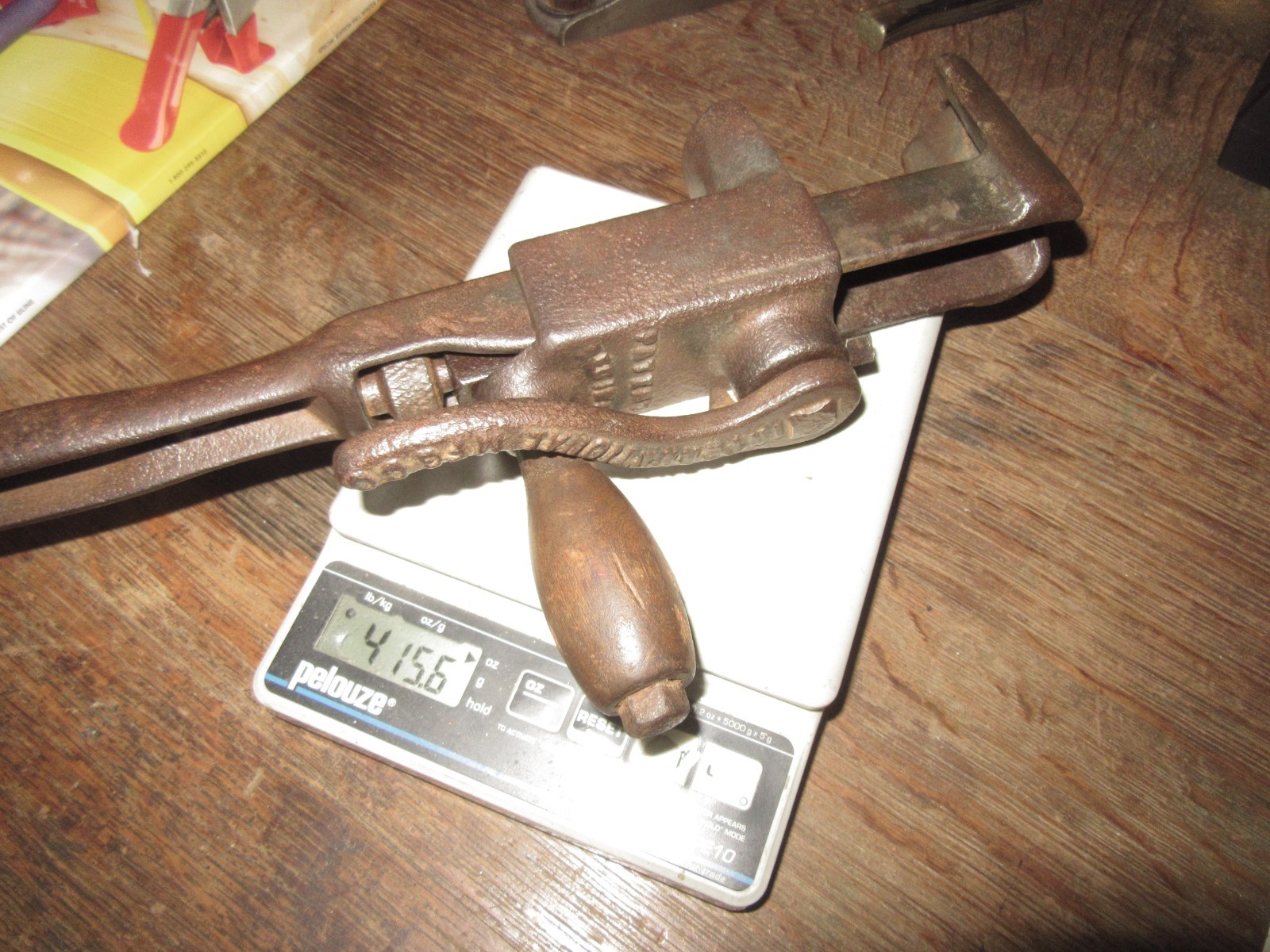 Vtg Rare International Mfg Co buggy axel wrench 408 Wabash Ave Chicago pat 1905