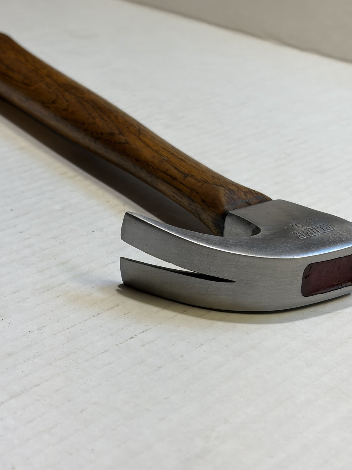 Beautiful Vintage Plumb Permabond 13oz Wood Handle Claw Hammer USA