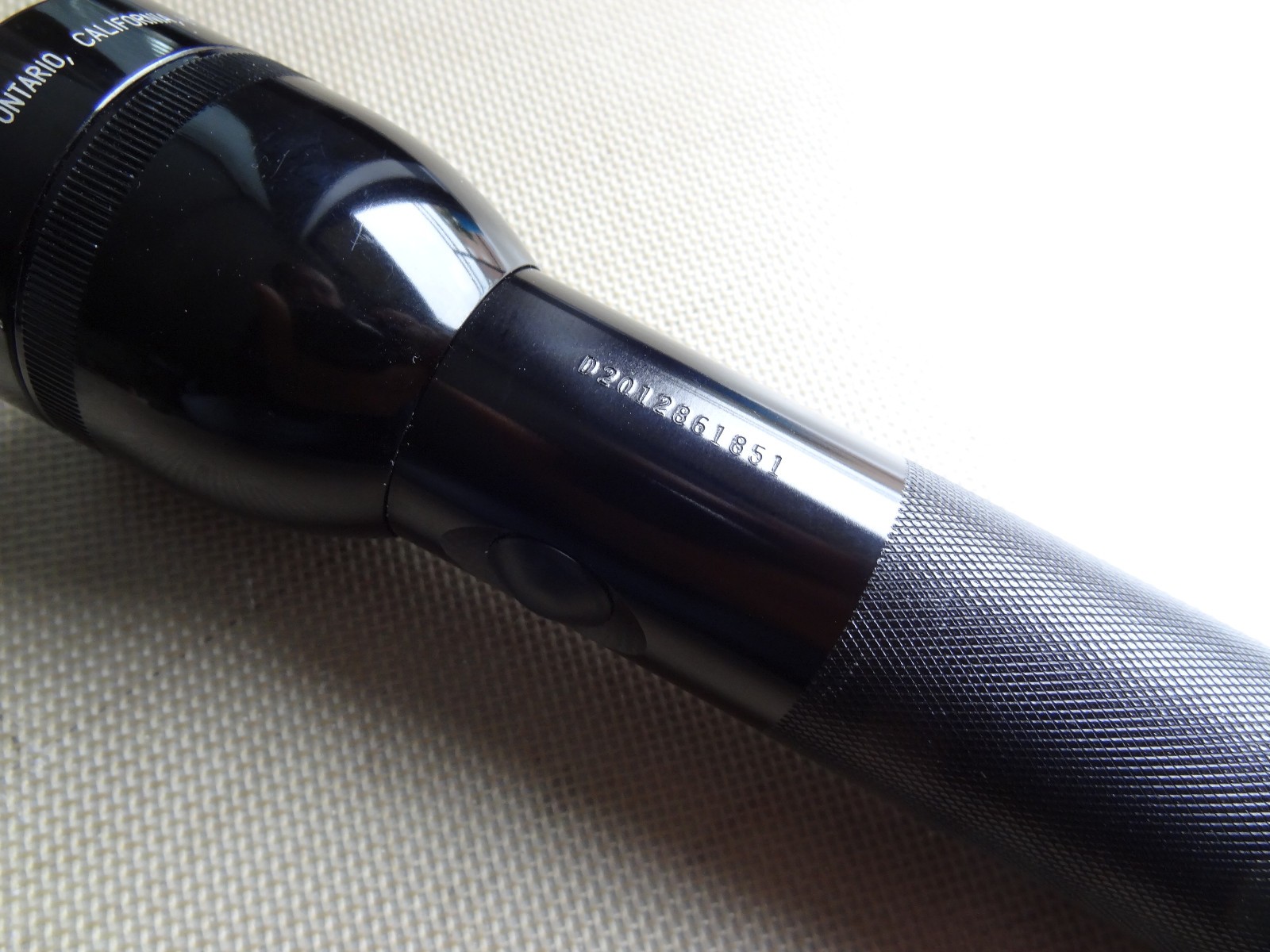 Vintage Mag-lite 2D 10″ Black Aluminum Flashlight – Made in USA -D2012861851