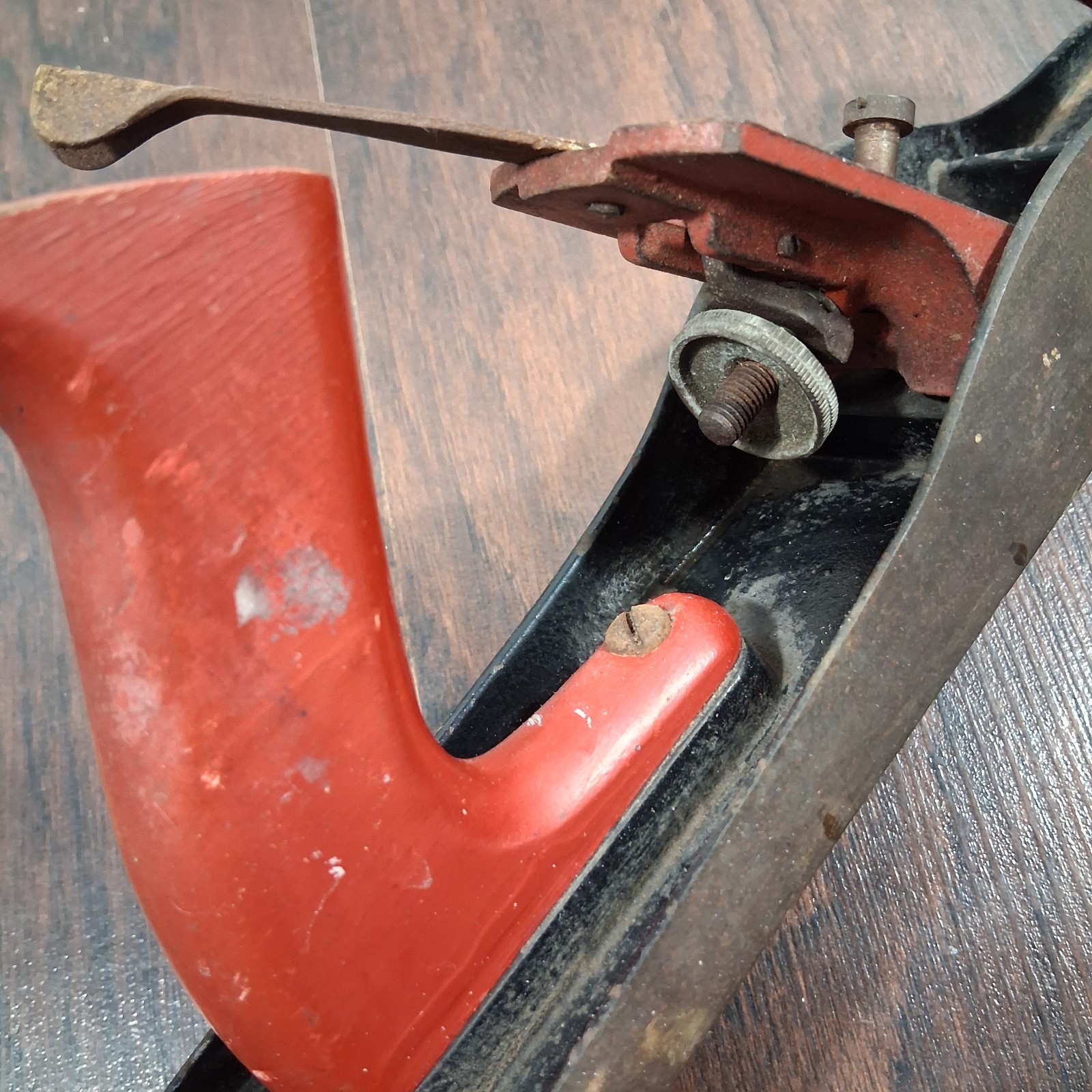 Vintage Wood Handled DUNLAP 13.75″ x 2.5″ Hand Plane WESTERN GERMANY 2″ Blade