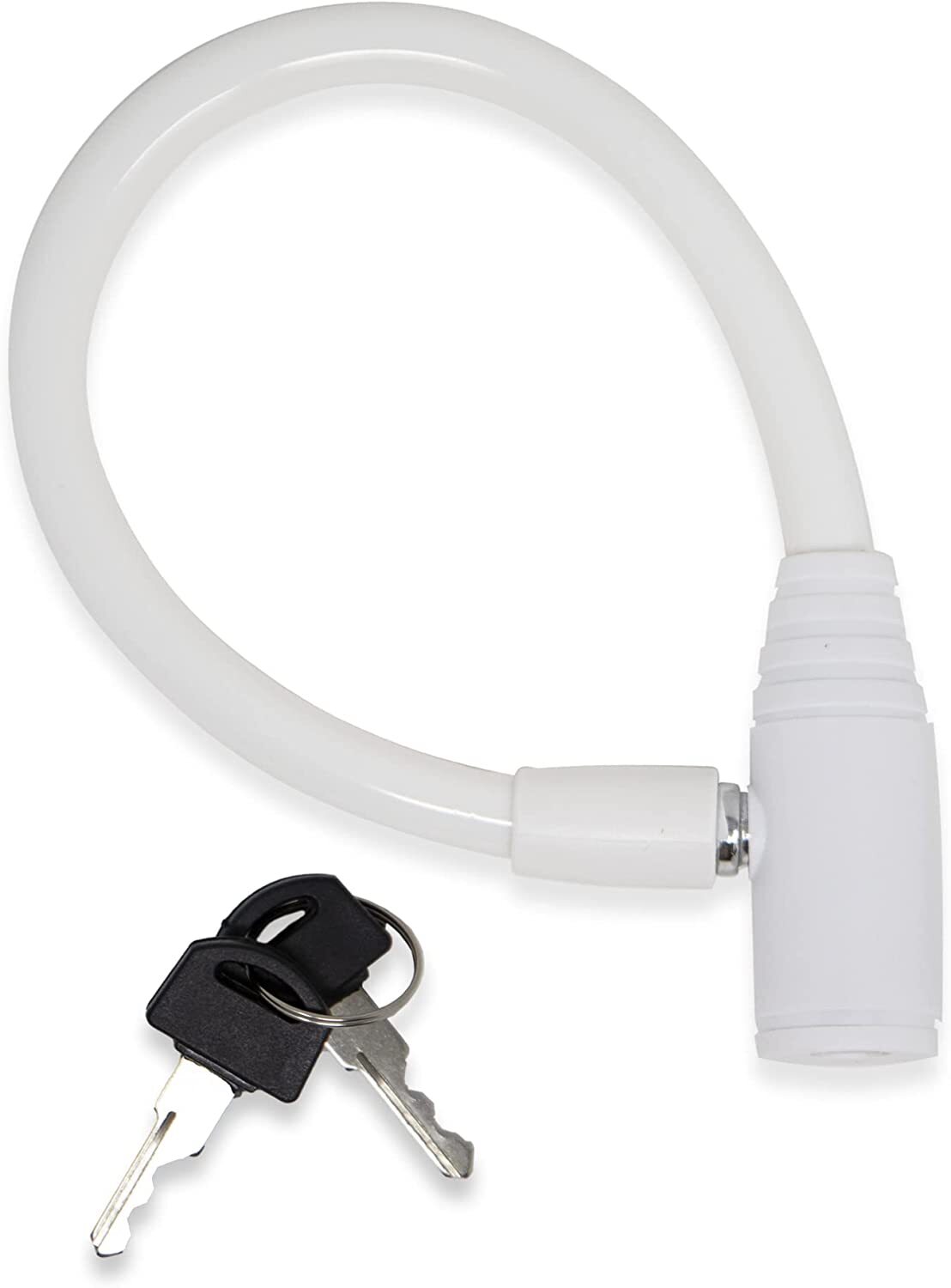 Fridge Lock Cabinet Locks with Keys Multifunctional Cable Lock White 2 Pack