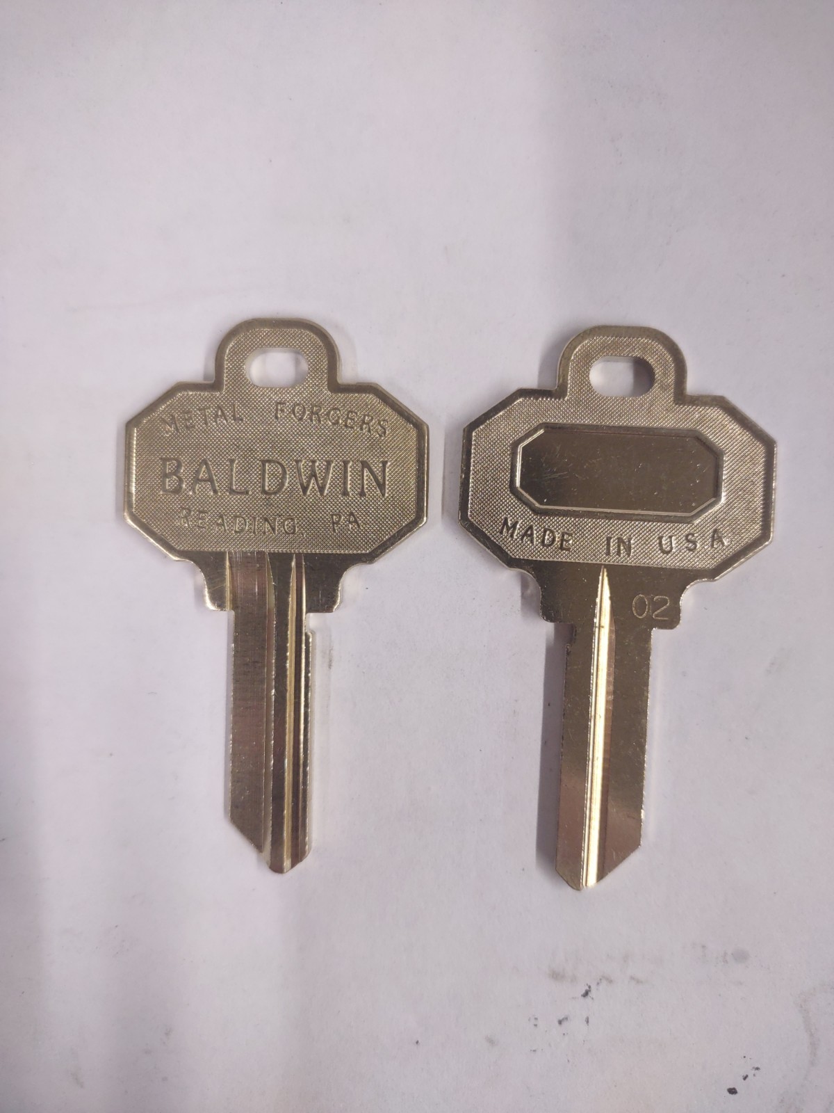 Rare Baldwin E05 SC9 Schlage E Uncut Key Blanks