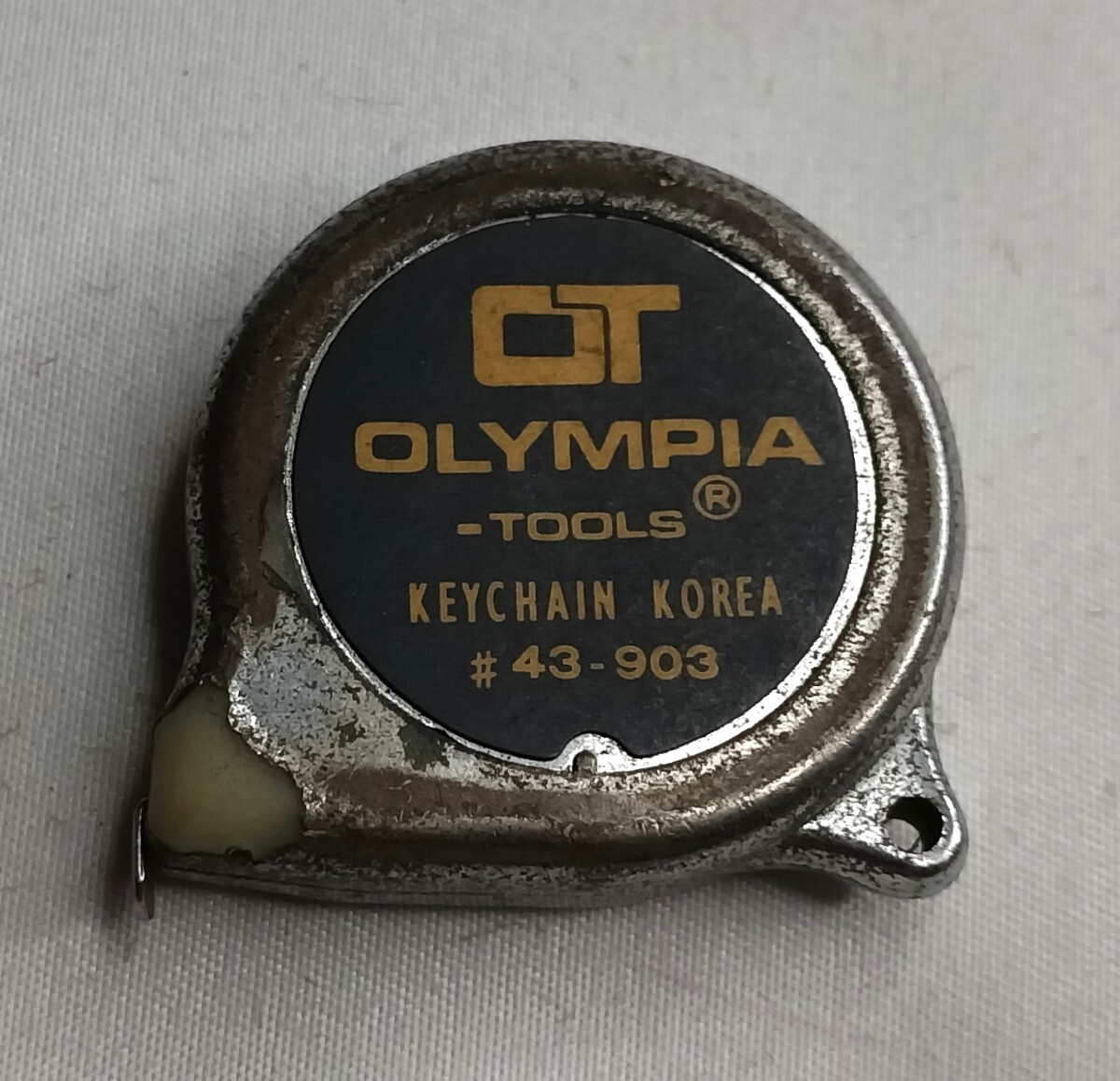 OLYMPIA TOOLS Vintage 3′ Key Chain Tape Measure KOREA