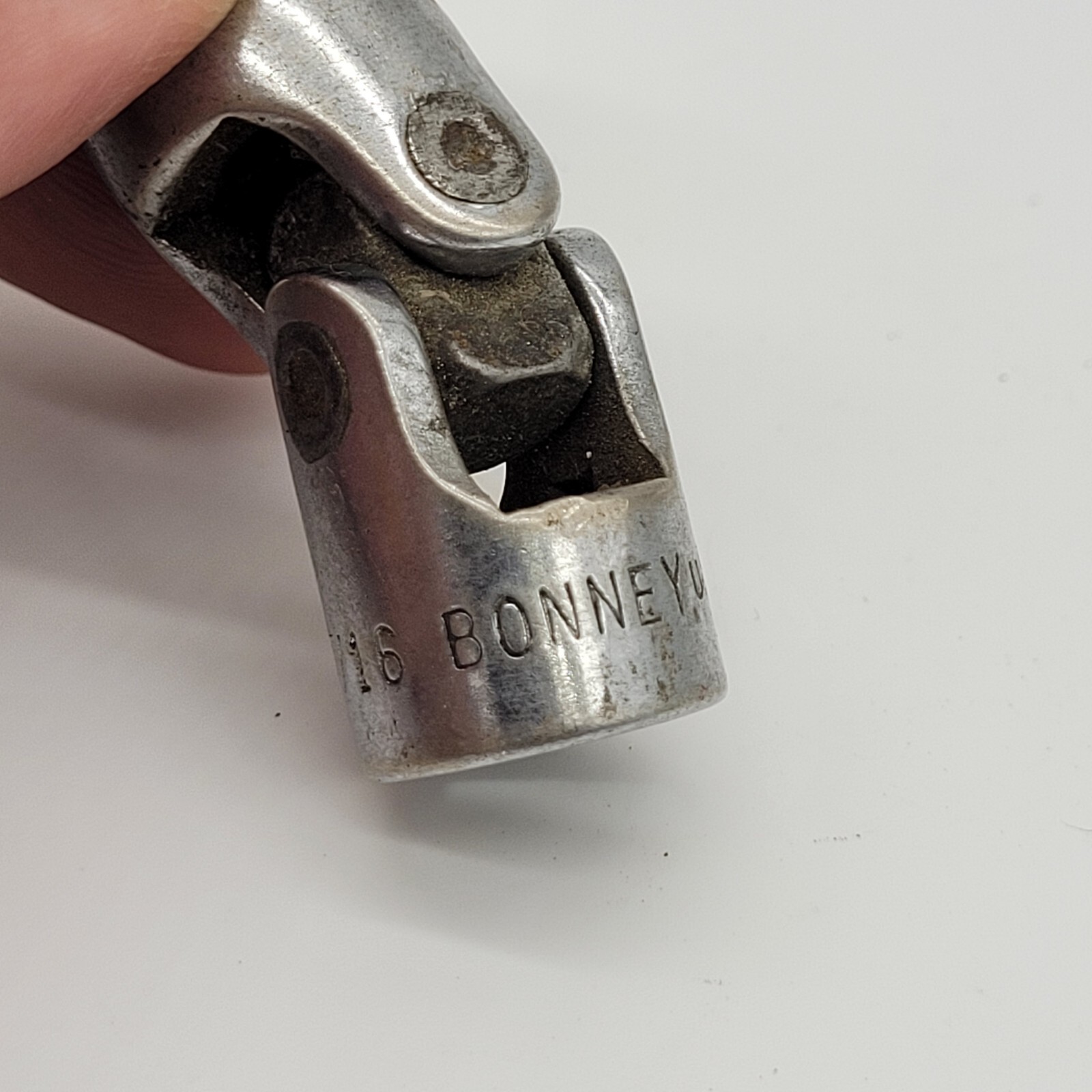 Vintage Bonney Tools 7/16″ Swivel Socket 3/8″ Drive USA