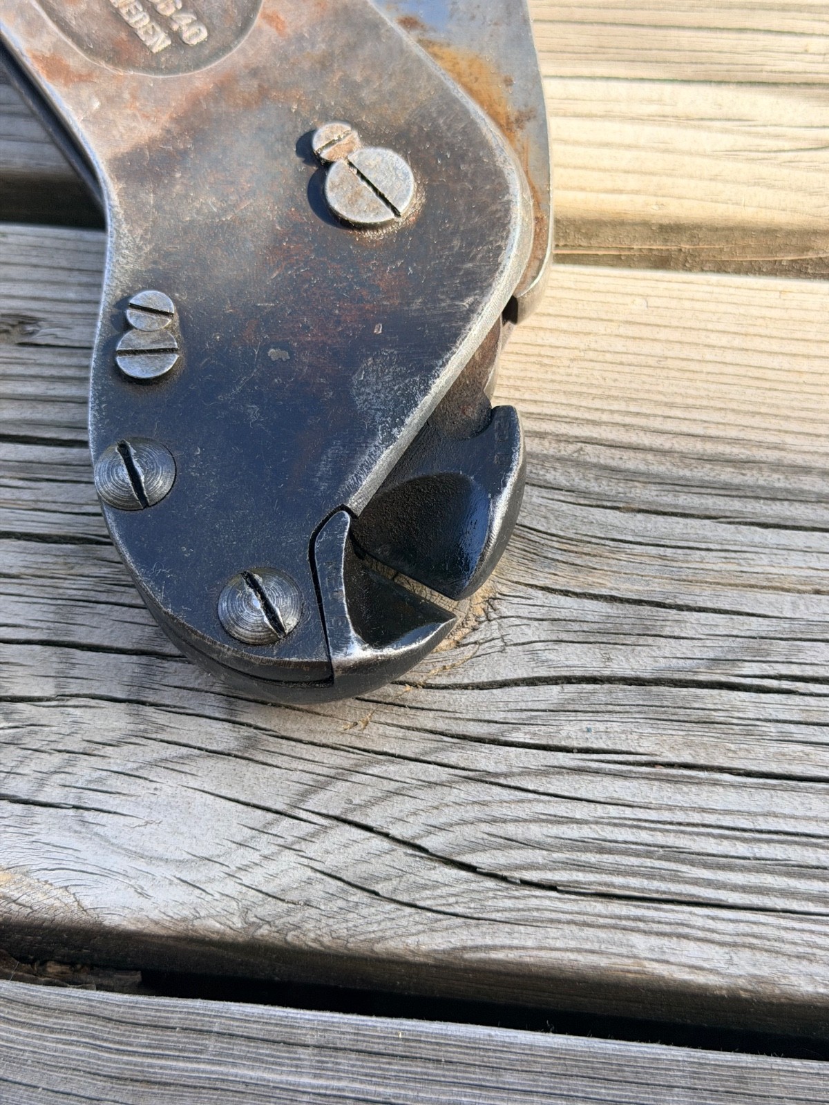Vintage E.A. Berg Eskilstuna Sweden Pipe Cutter Type 3640 Industrial Tool 2kg