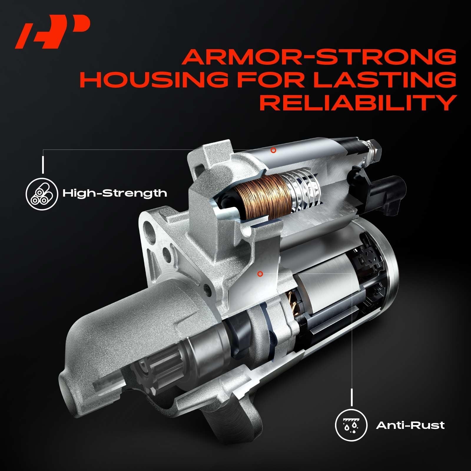 A-Premium Starter Motor Compatible with BMW X1 13-15, X3 12, X4 16-18, X5 X6 …