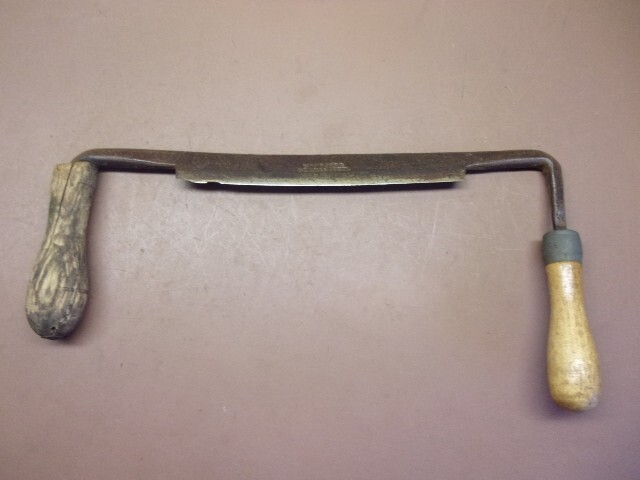 Antique W. BUTCHER 8″ Draw Shave Knife Woodworking Tool German Steel Fugly LQQK