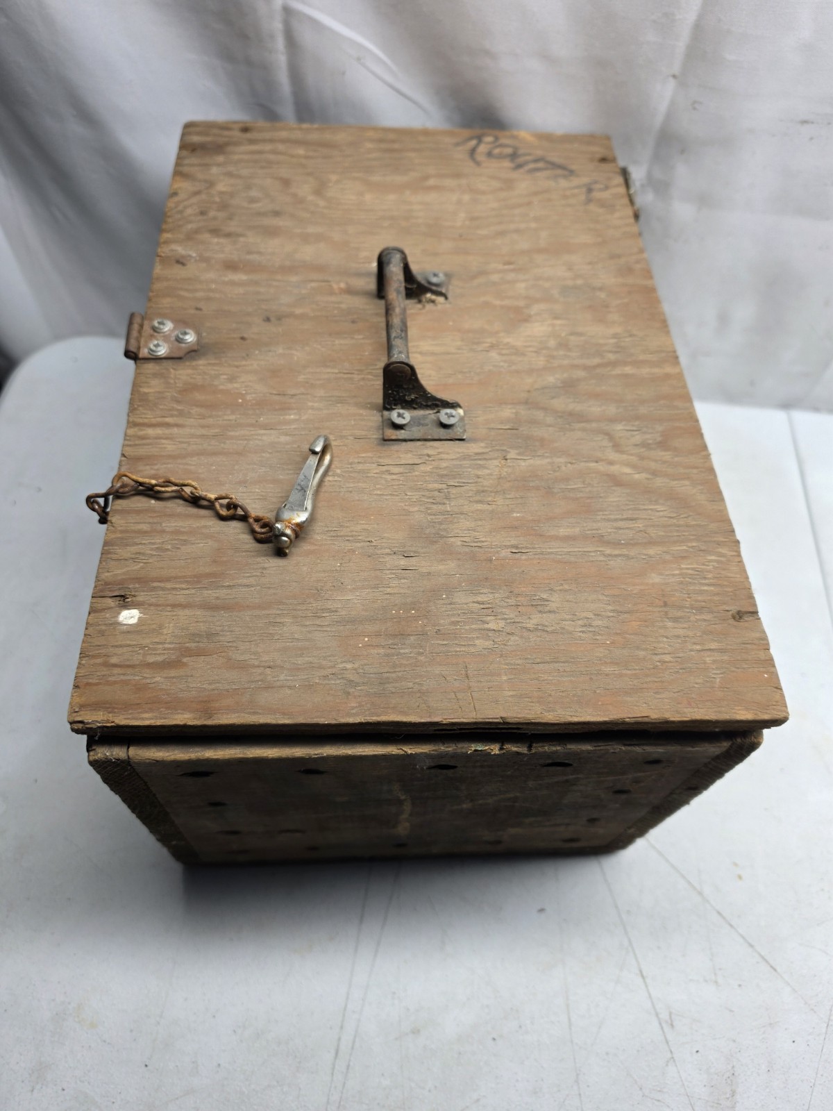 Vintage Stanley Works Wroughts Steel Hardware Wooden Shipping Crate