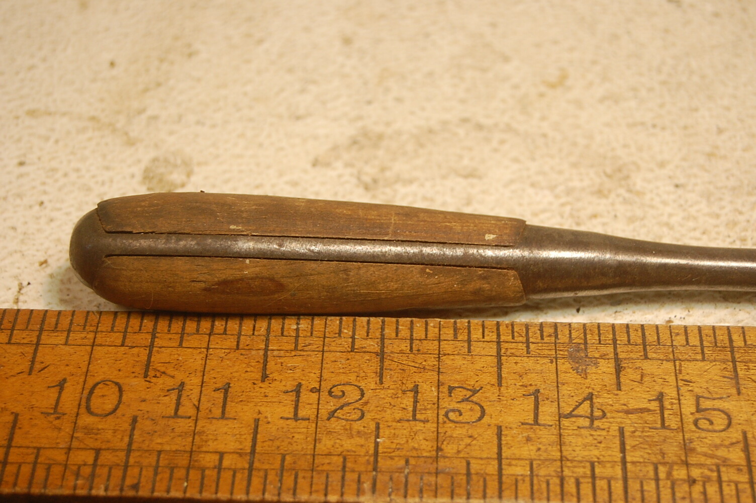 Vintage Split Handle Wooden Screwdriver IRWIN U S A. 11 1/4″ long Military Jeep