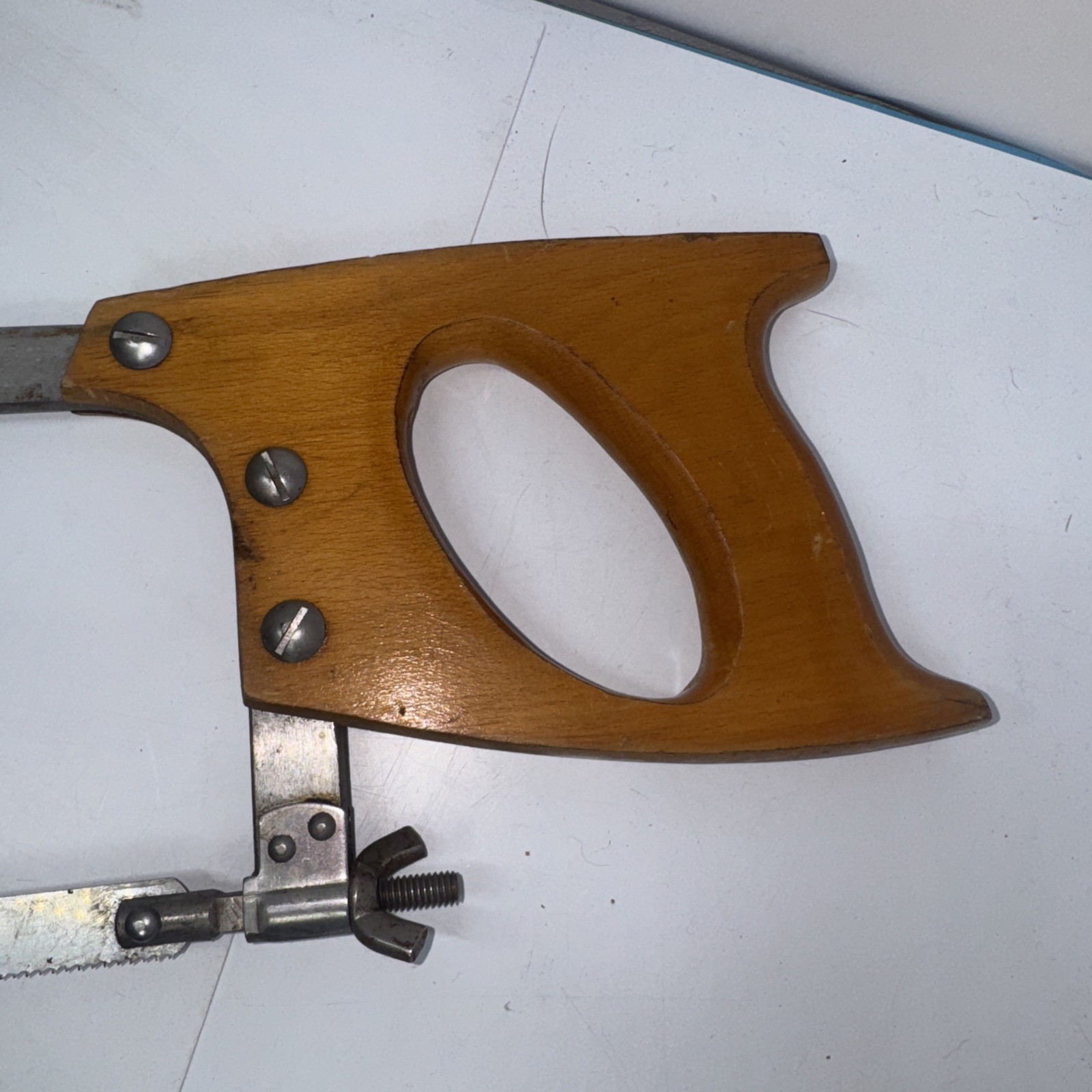 Vintage 20″ Craftsman Stainless Steel Butcher Hand Saw Bone/Hack W/ Wood Handle