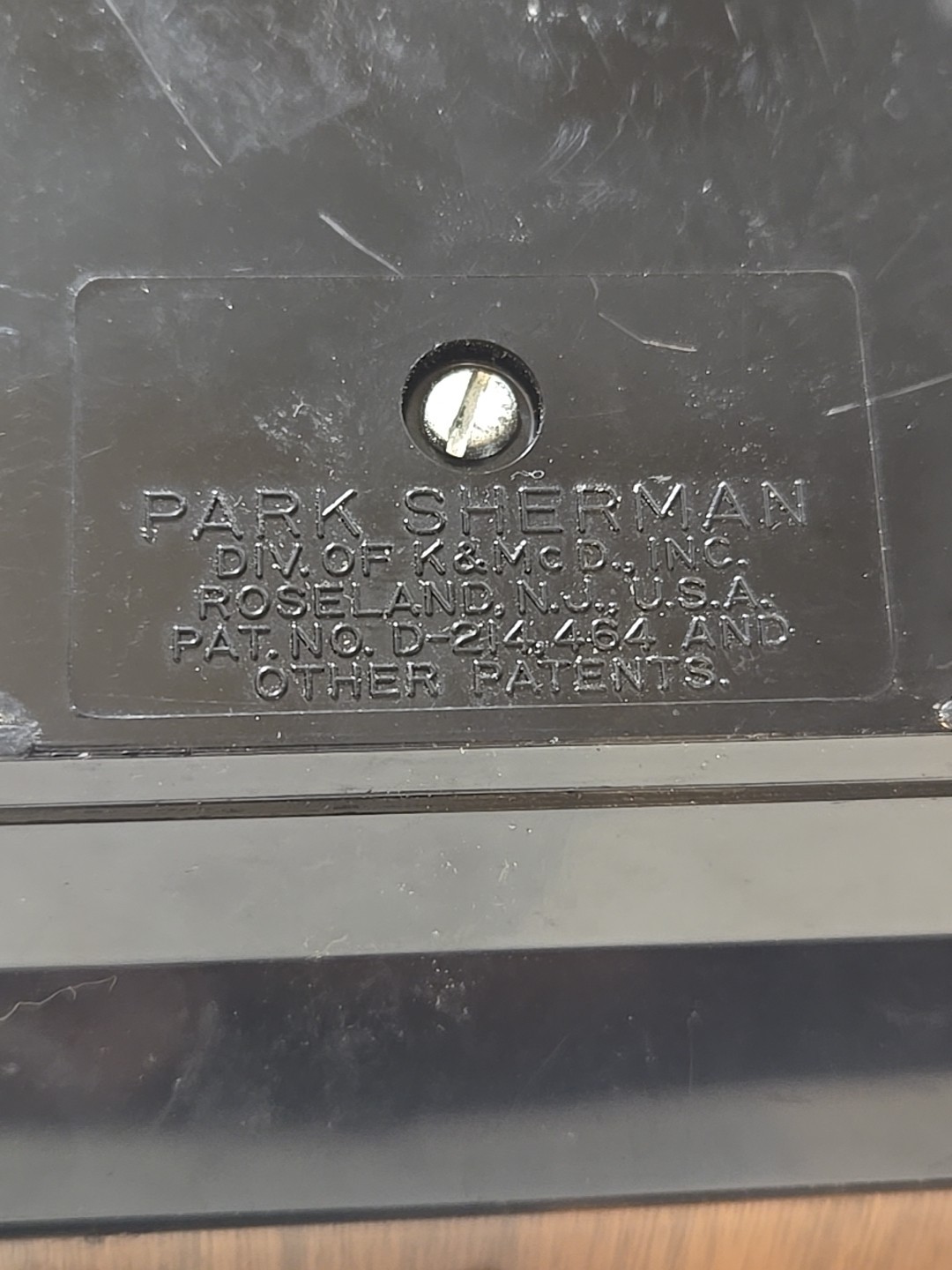 Vintage 1972 Park Sherman 16 oz. Postal Scale Works Faux Wood Deco Collectible