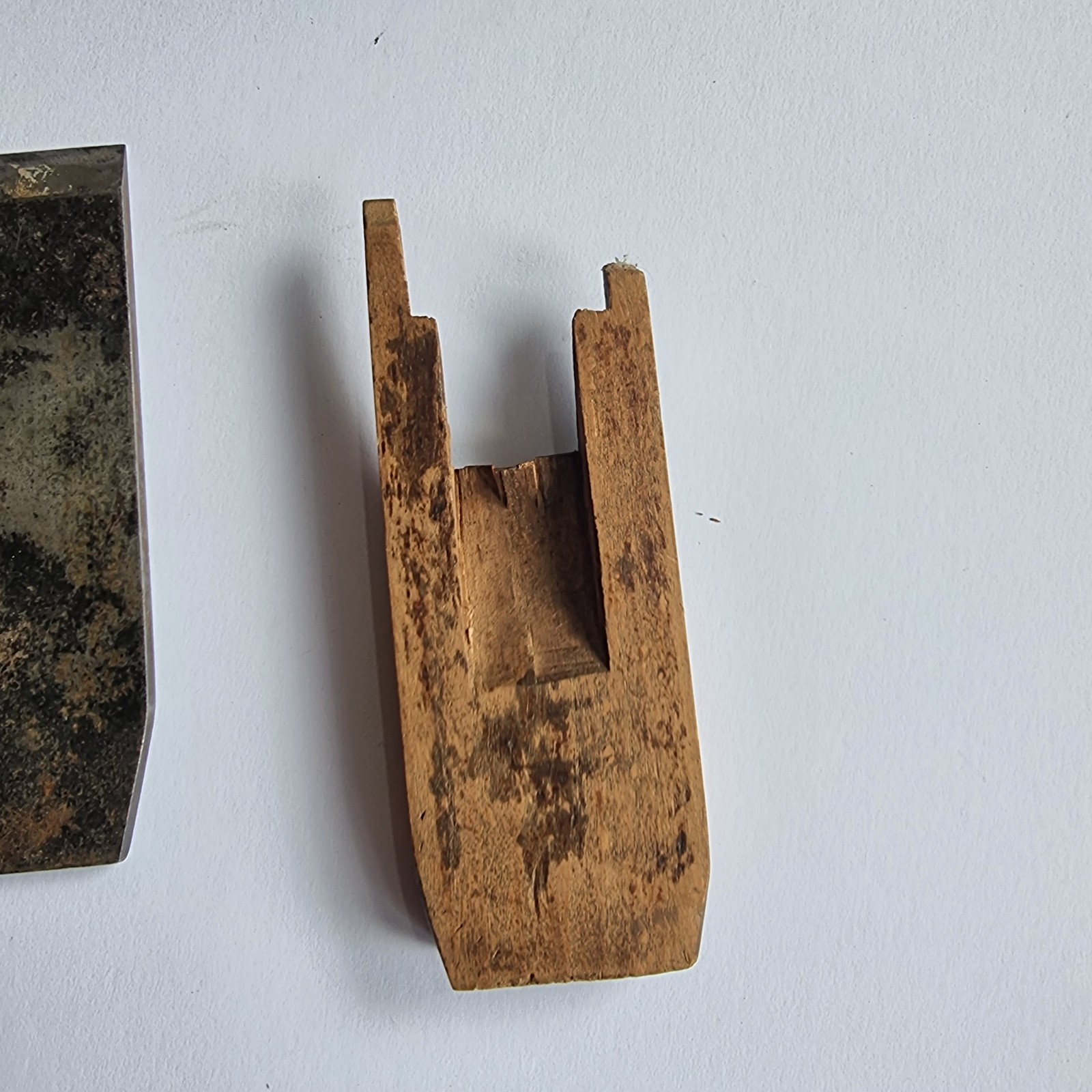 Vintage Wooden Plane W.T Smith Carpentry Tool Woodworking Planer Coffin Shape