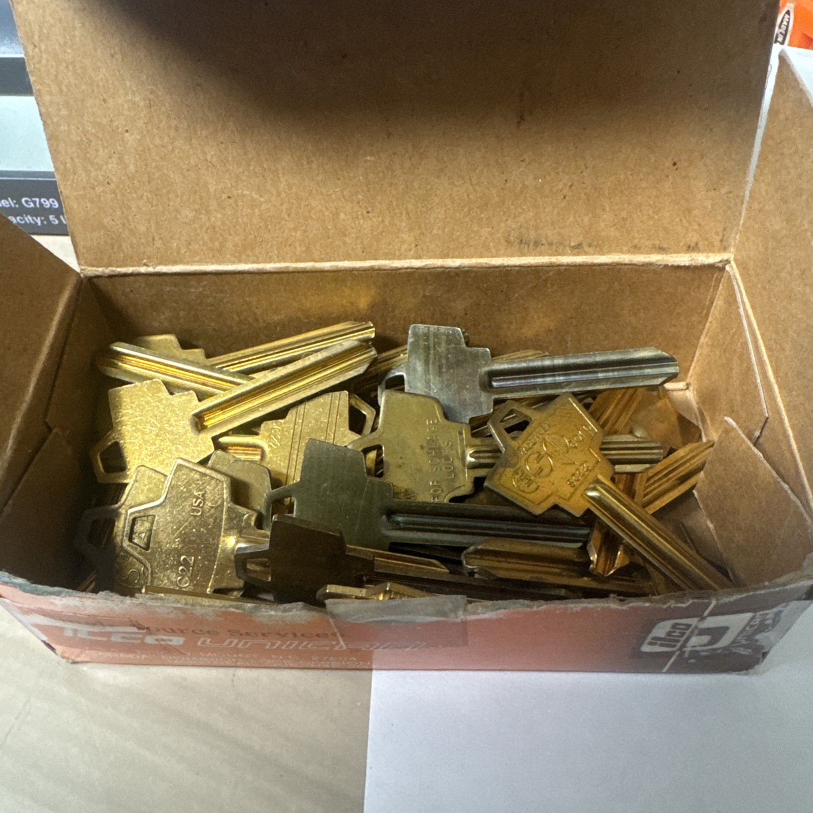 10 cent keys SC22 Key Blank 121 pieces 50brass 71 NP