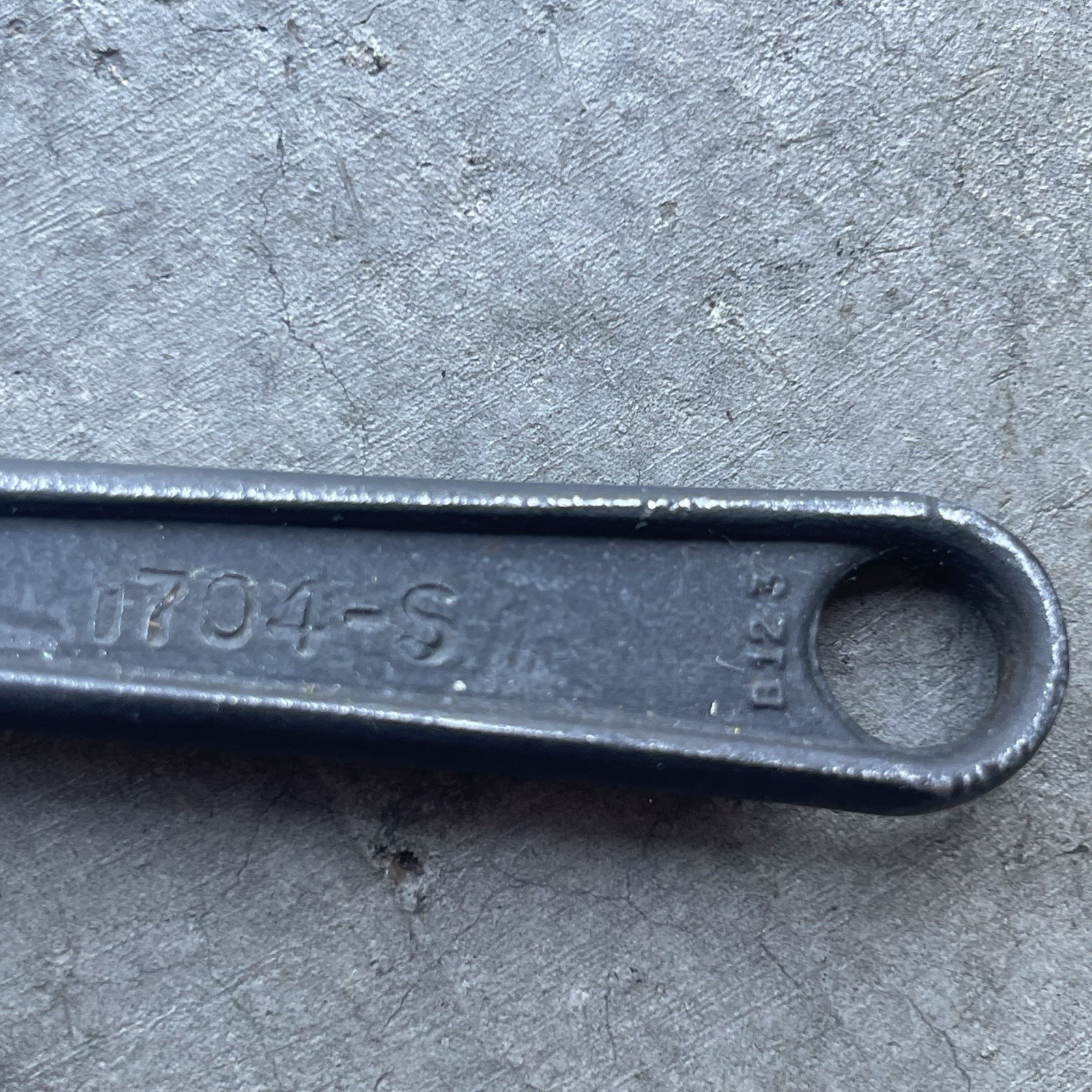 Vintage 4” Adjustable Wrench P & C Tools Black Oxide USA Nice!