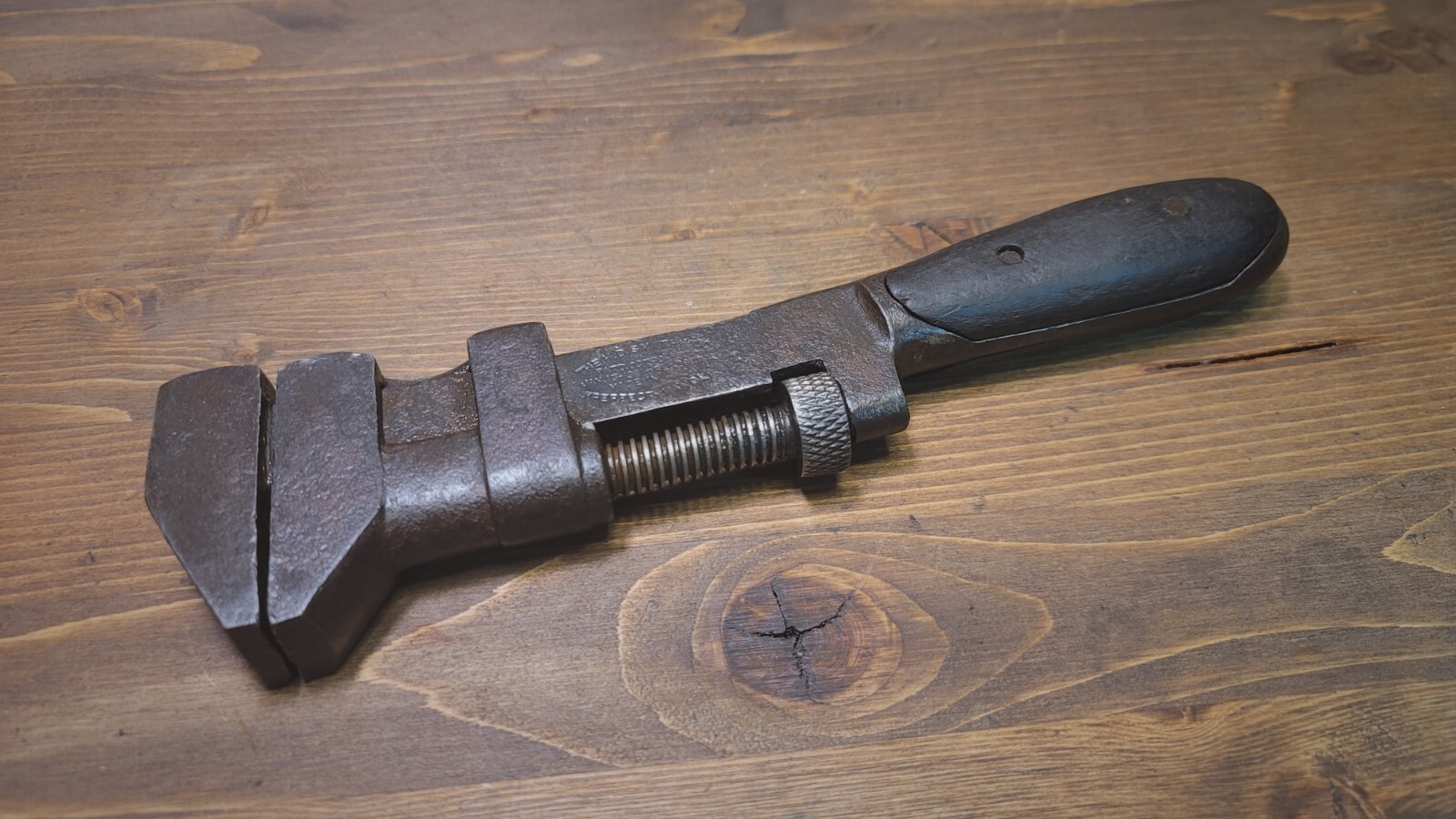 Vintage – The HD Smith Co. – Perfect Handle – Adjustable Wrench – 9″