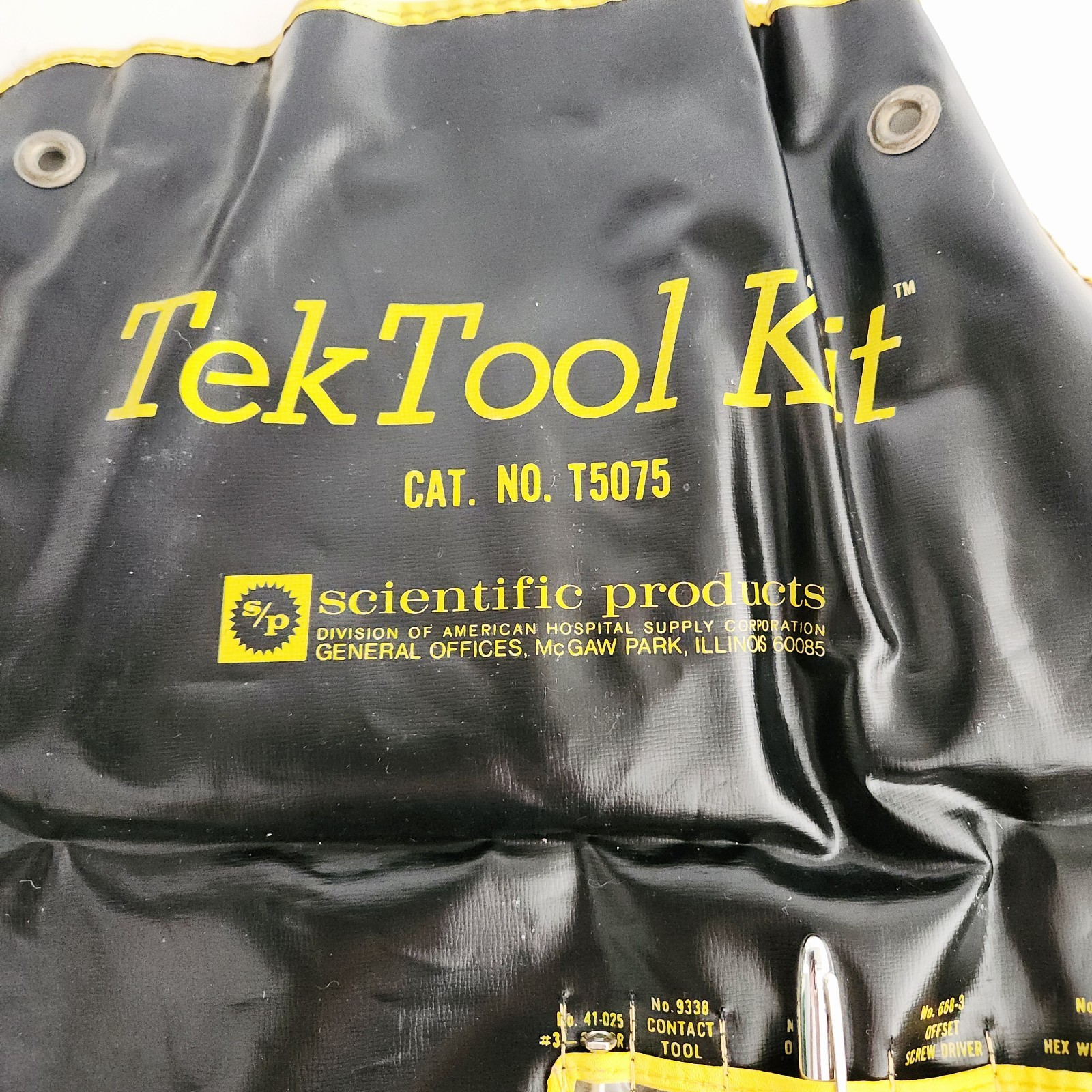 RARE Vtg Tek Tool Hanging Roll Kit Klein Medical Industrial Scientific Products