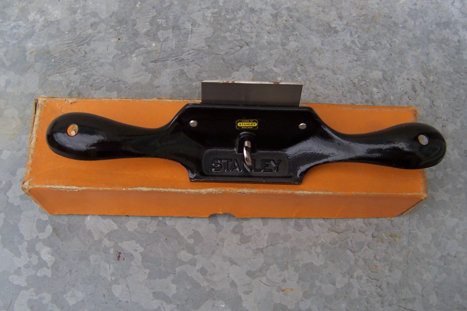 VINTAGE STANLEY 80 SPOKE SHAVE 11 1/2″ COMPLETE WITH BOX