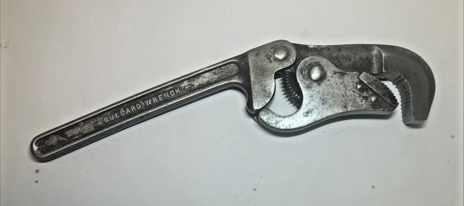 Vintage Bullard Adjustable Wrench Pat. Oct. 27 1903 – Excellent Patina