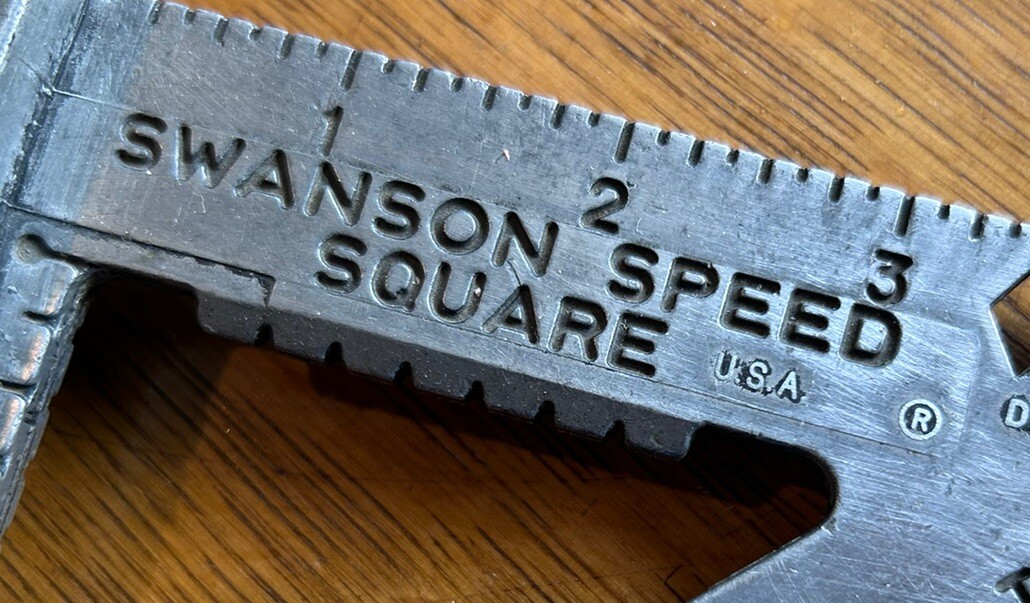 1987 Swanson 7″ Speed Square -Stanley 46-050 Speed Square Aluminum USA 🇺🇸 Made
