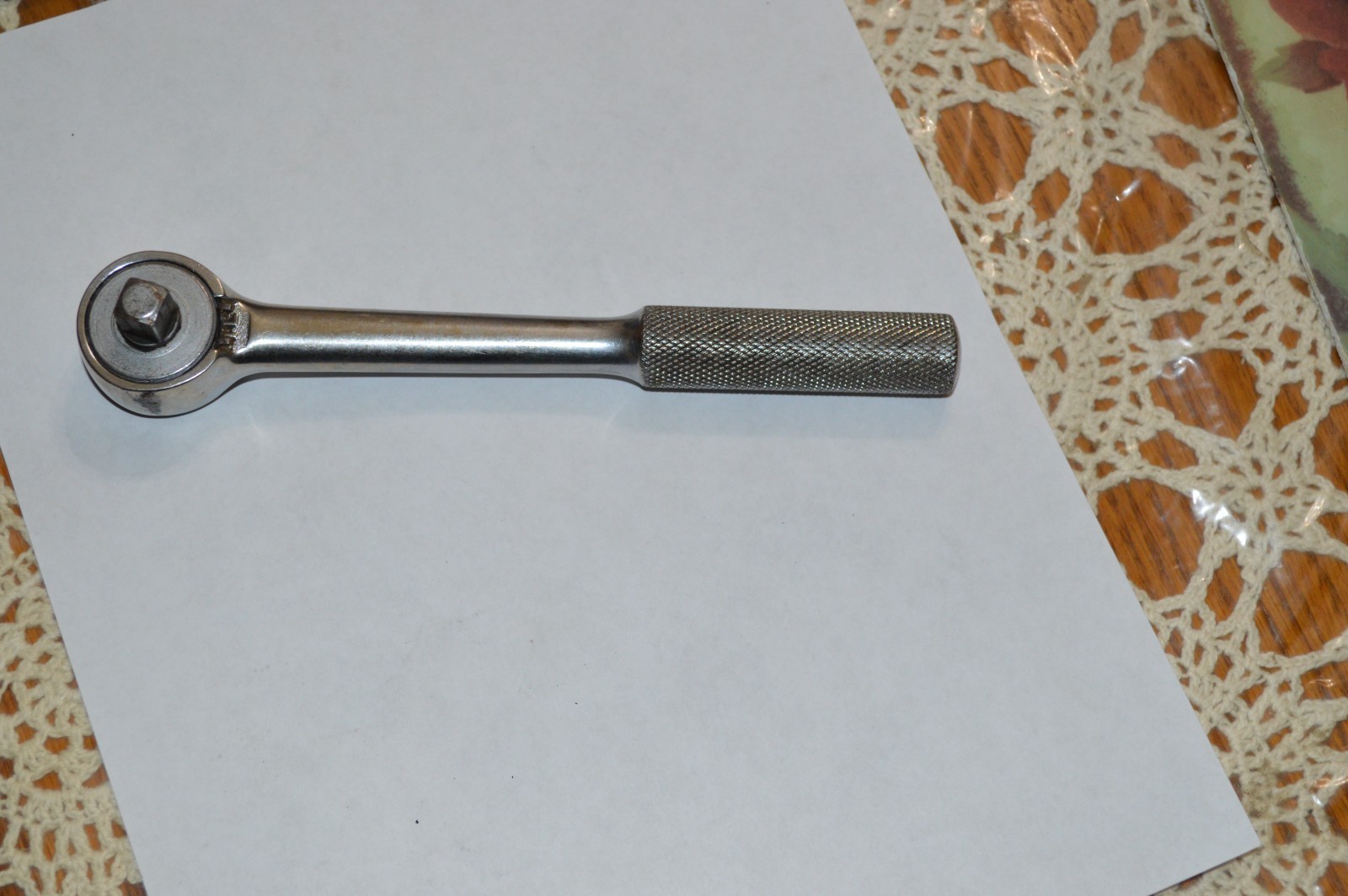 SK S-K TOOLS 45170 3/8″ DRIVE KNURLED RATCHET – VGC – USA