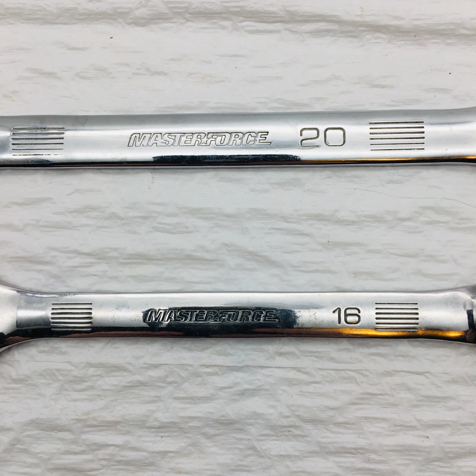 Master Force Combination Wrenches Set Of Two 16mm & 20mm 12 Point 87882 87678