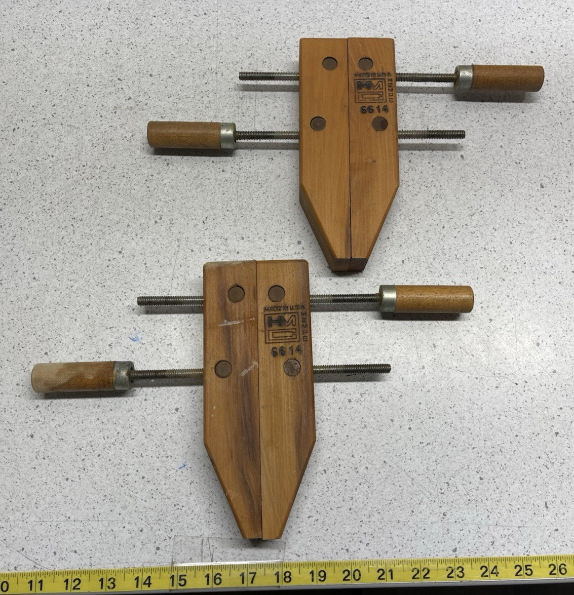 8″ HEMPE HMC Wooden Hand Screw Woodworking Tool 6614