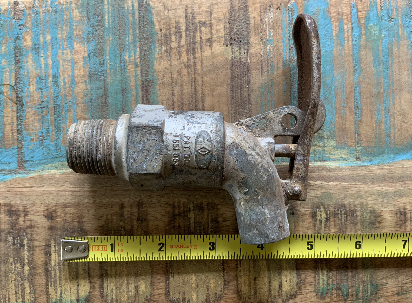 Vintage 50 GL Spigot Imperial Brass Mfg Co Bunghole Chicago IL USA