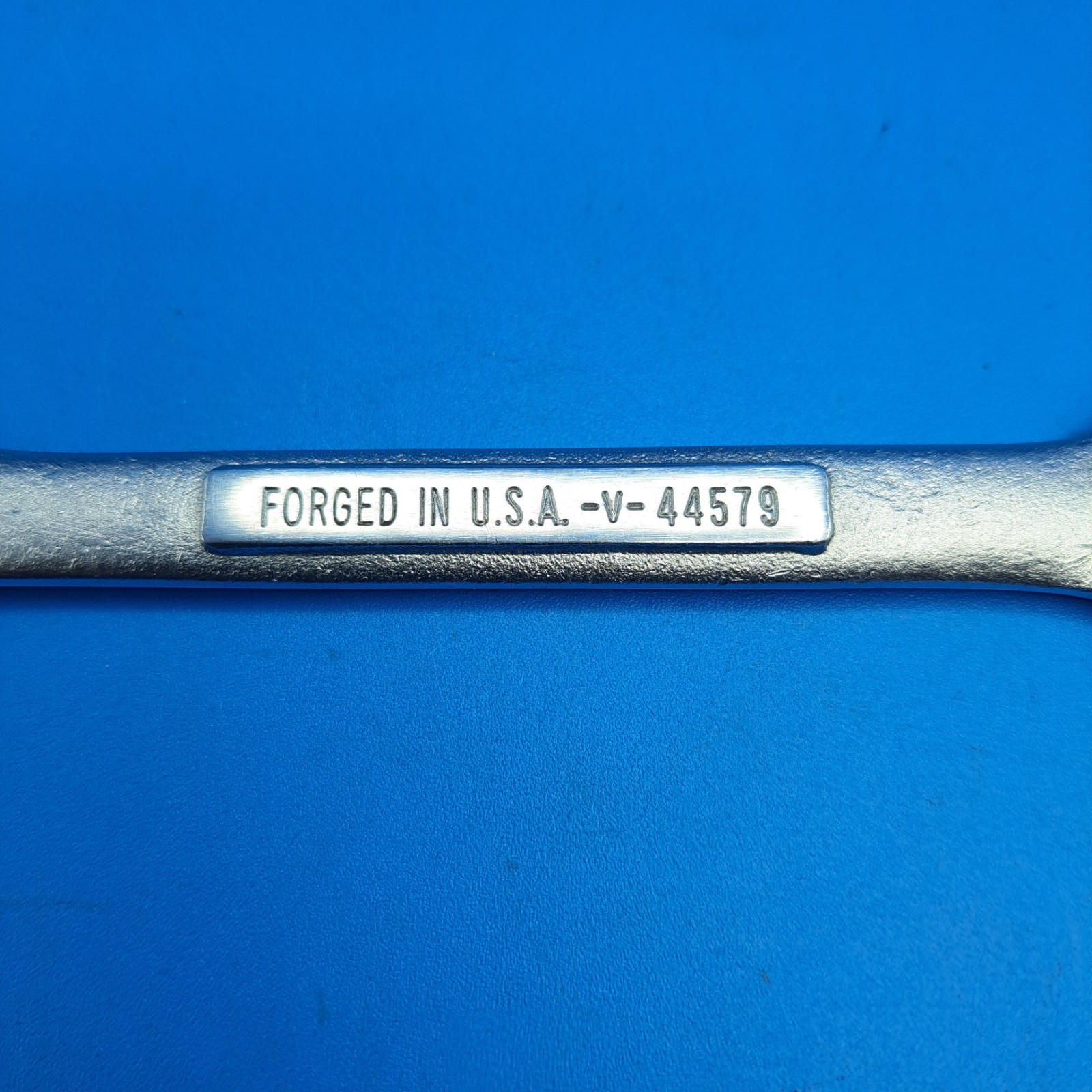 Vintage Craftsman 1/2 x 9/16″ Open End Wrench, No 44579, Mfr Code -V-, USA