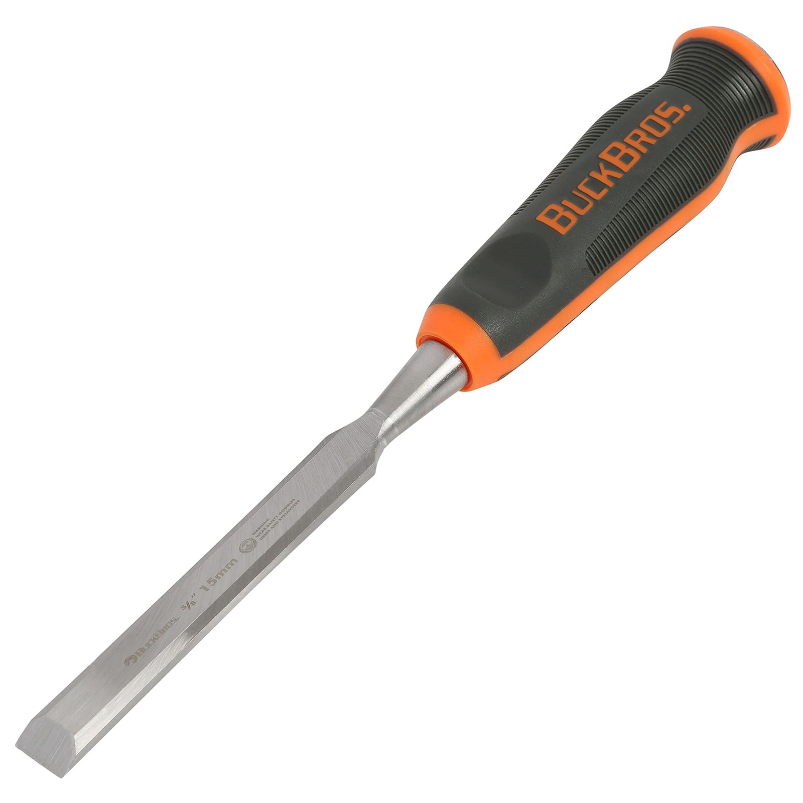 Buck Bros. 74714 5/8Inch Comfort Grip Wood Chisel, Beveled Edge Wood Chisel f…