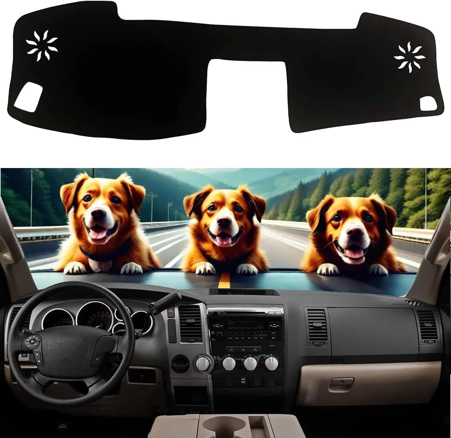 Dashboard Cover Mat for Tundra 2008 2009 2010 2011 2012 2013 Accessories Dash Co