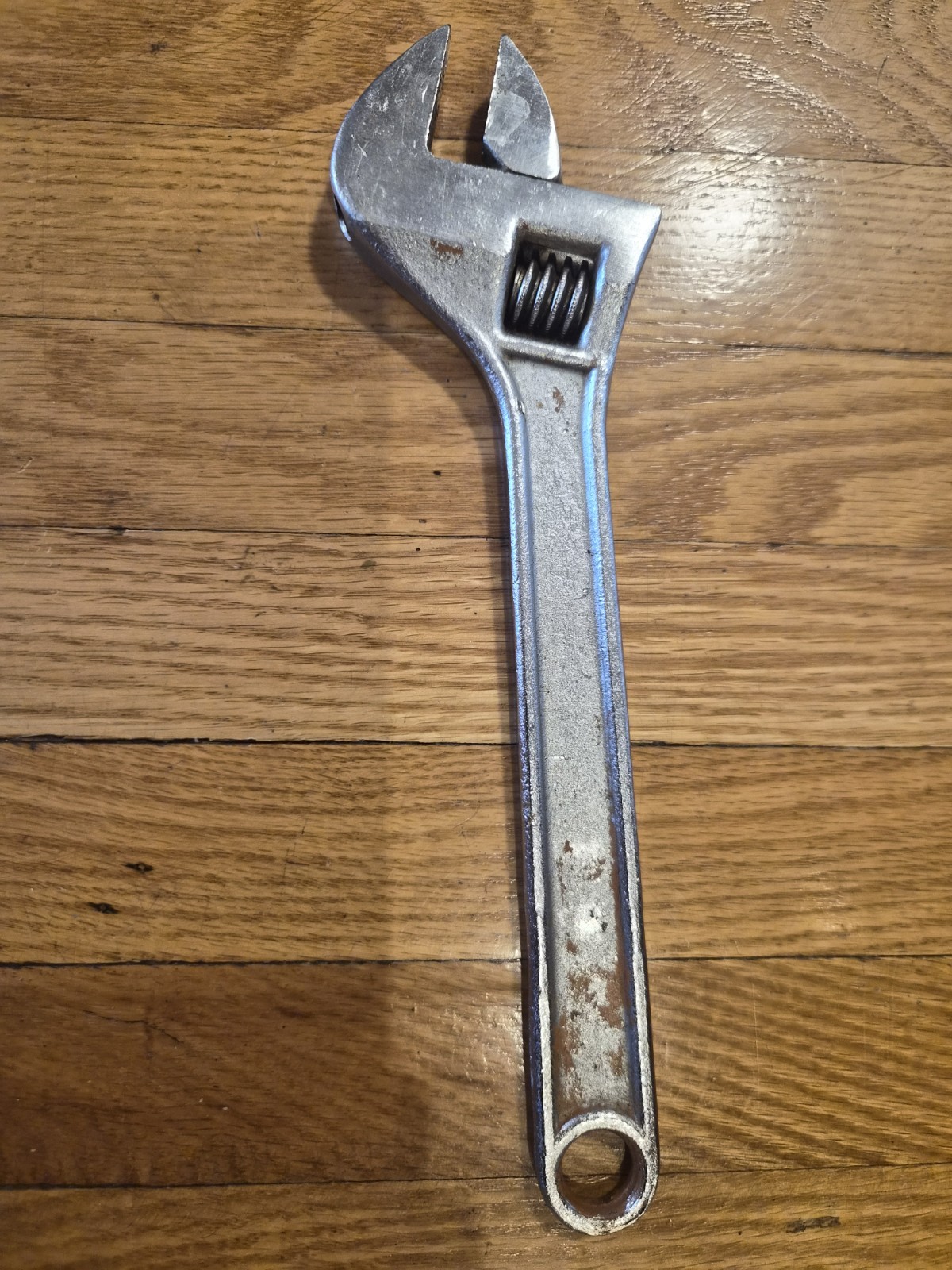 Vintage USSR Adjustable Wrench 30mm GOST 7275-75 NIZ Soviet Era Tool 7813-0034